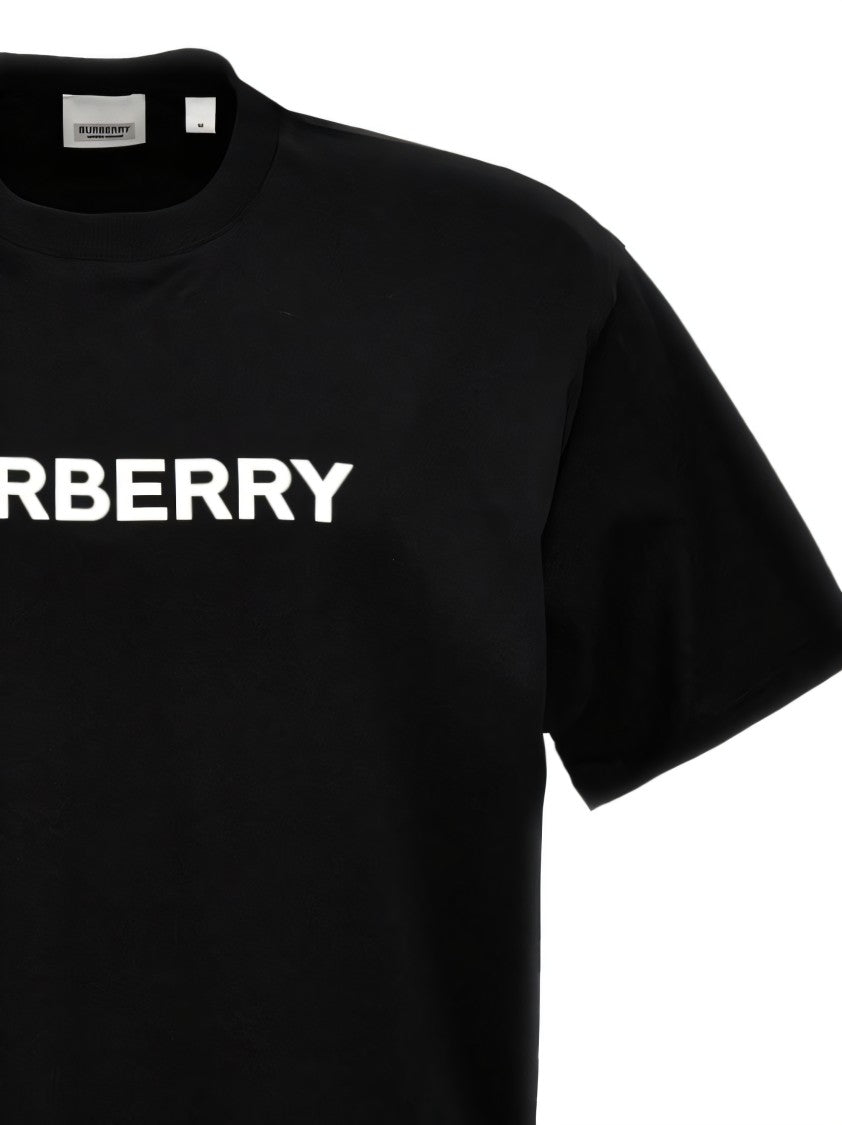 Classic Black Short-Sleeve T-Shirt With Bold Logo Print
