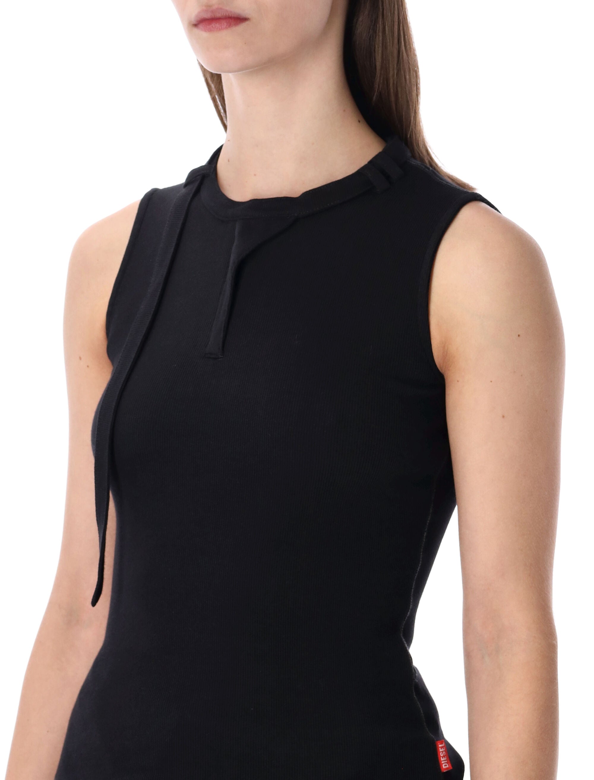 T-Iara Sleeveless Ribbed Cotton Top