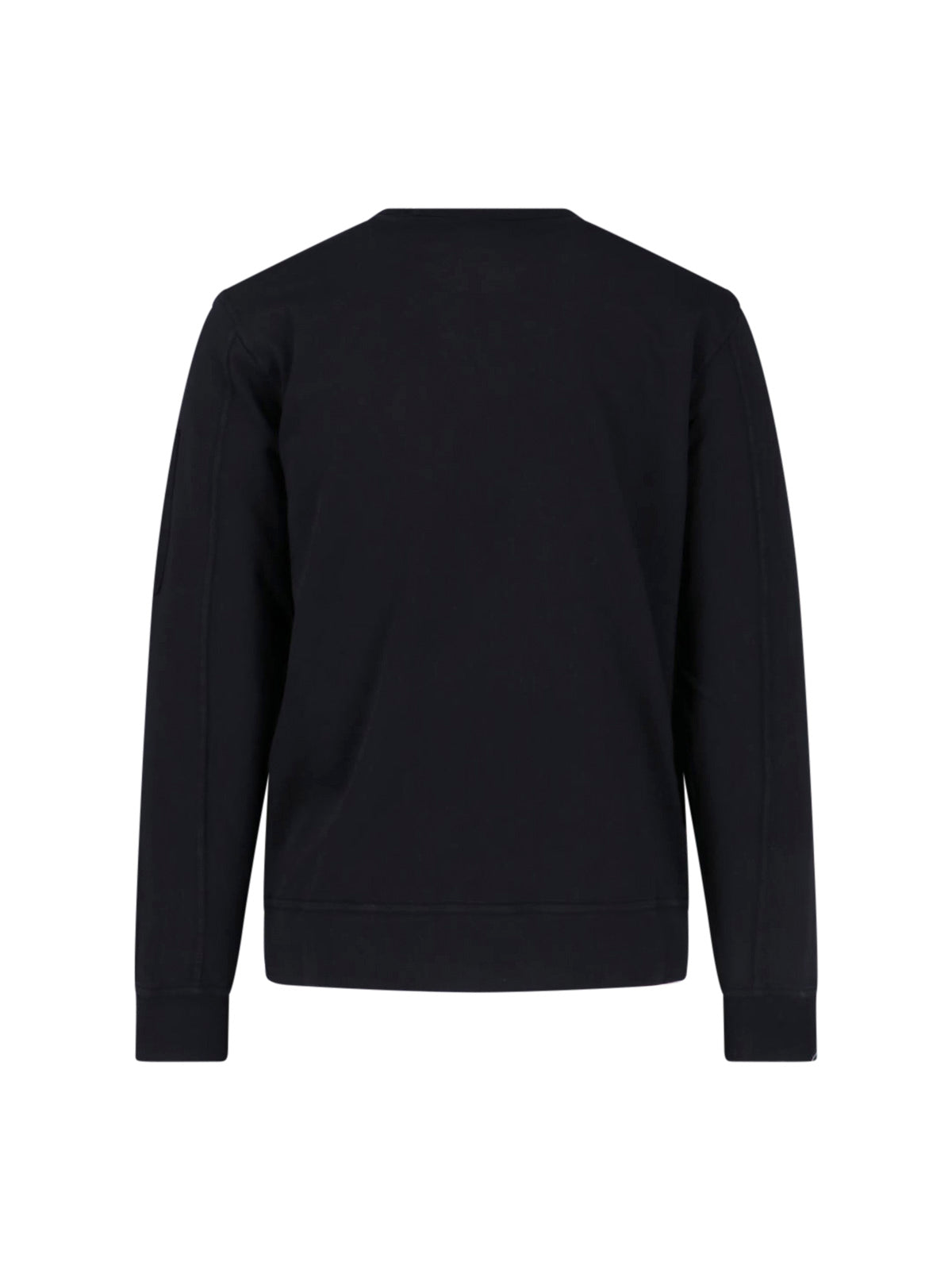 Timeless Black Sweater With Round Neckline And Long Sleeves