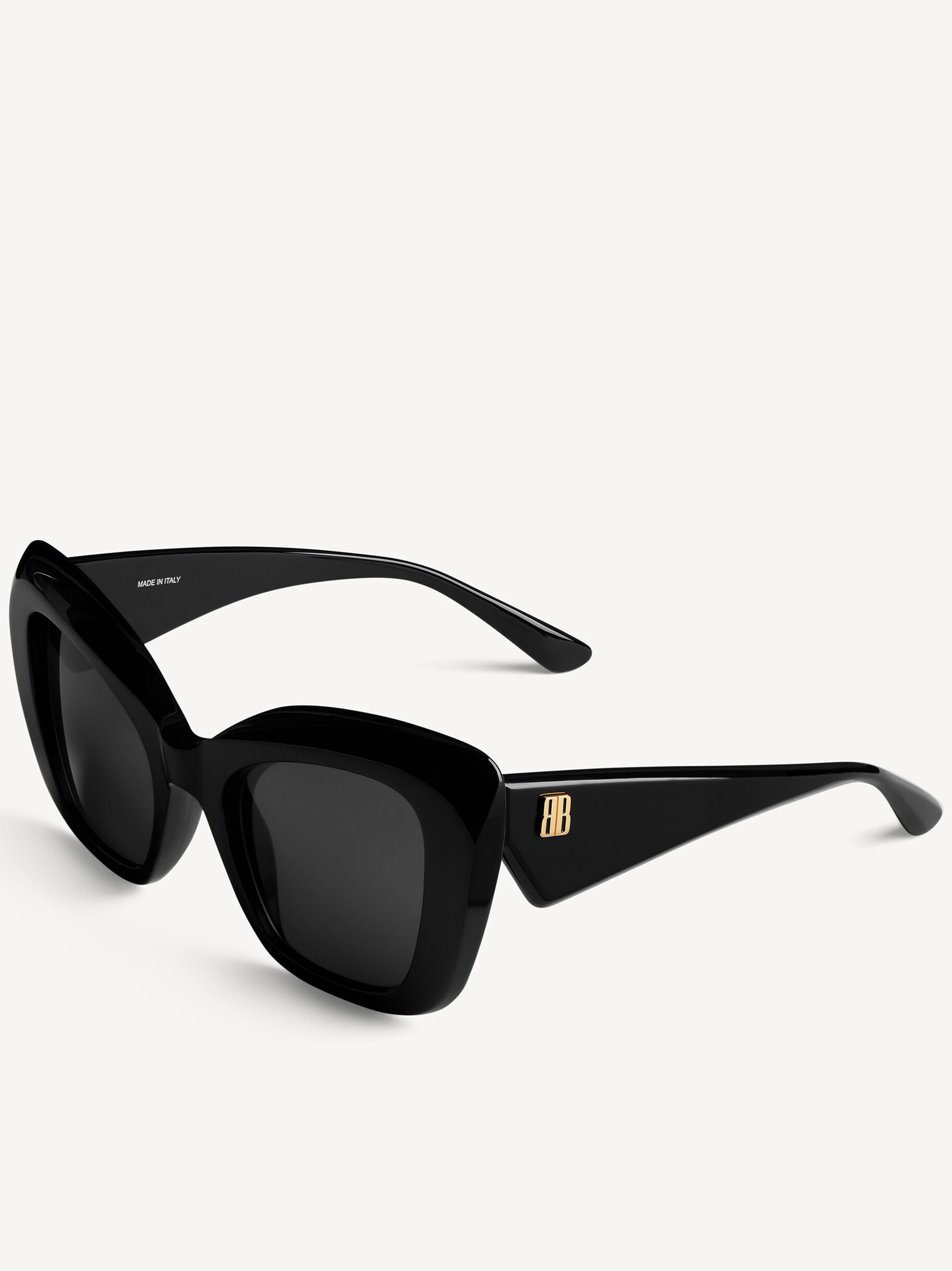 Black Diva Butterfly Oversized Sunglasses