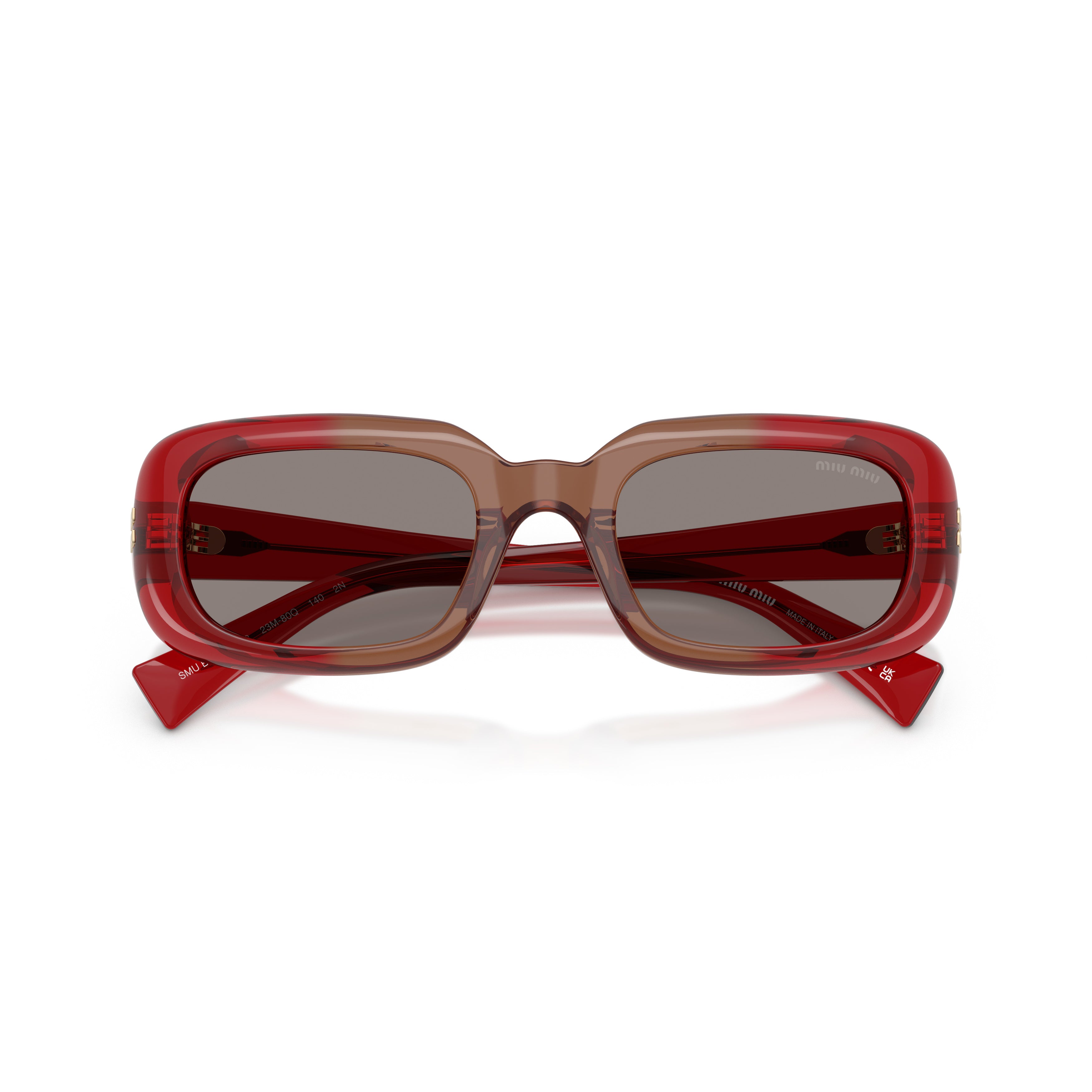 0mu B13s Bold Gradient Acetate Sunglasses