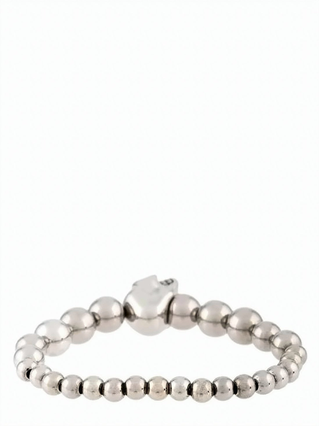 Polished Steel Bead Bracelet