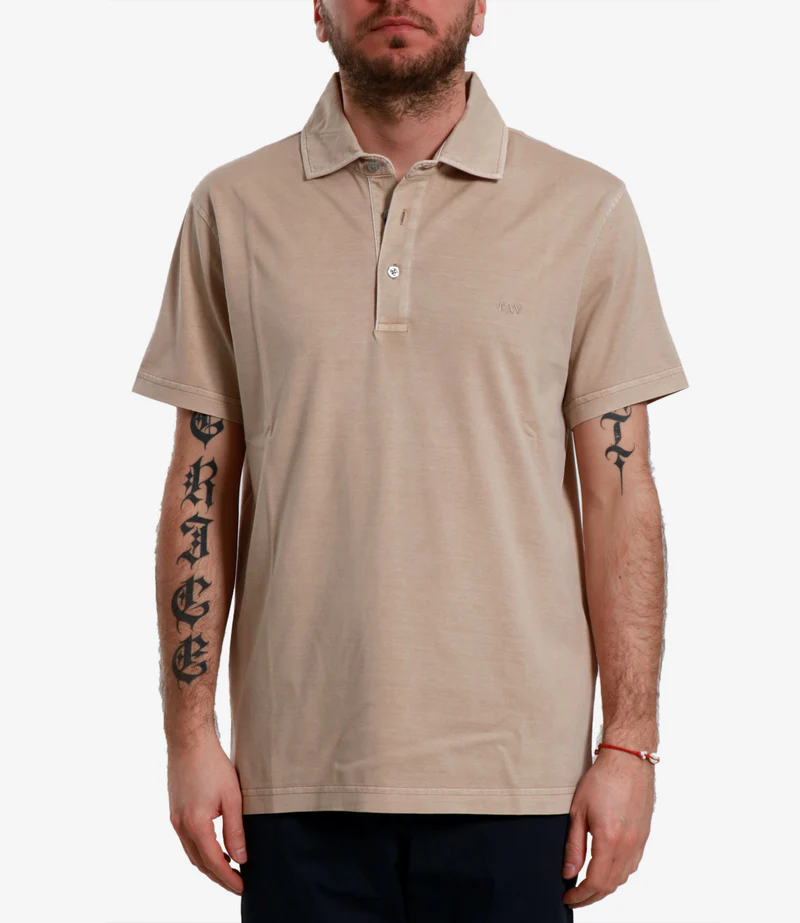 Short-Sleeved Polo Shirt with Classic Collar