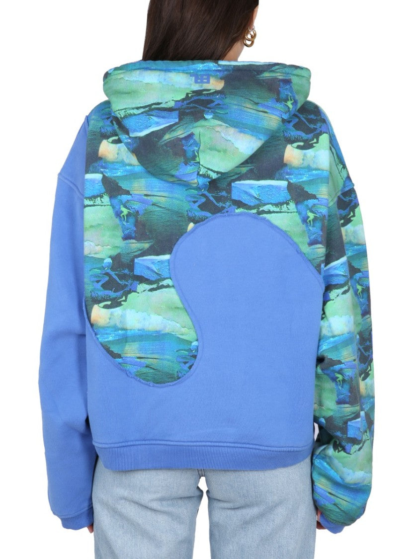 Relaxed-Fit Hoodie With Front Print