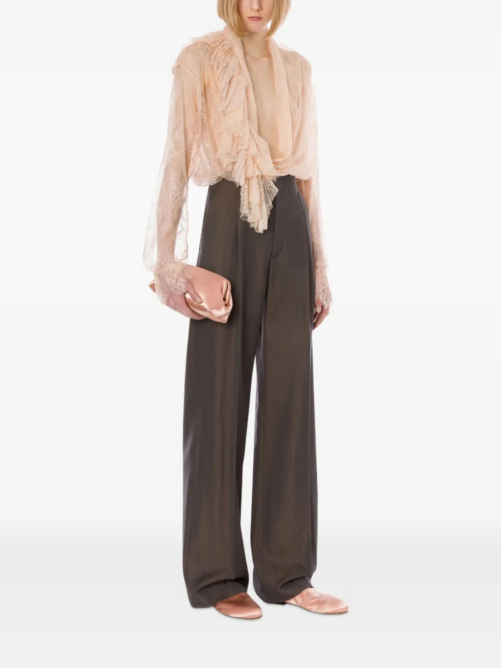 Tailored Fit Button-Down Shirt with Pointed Collar