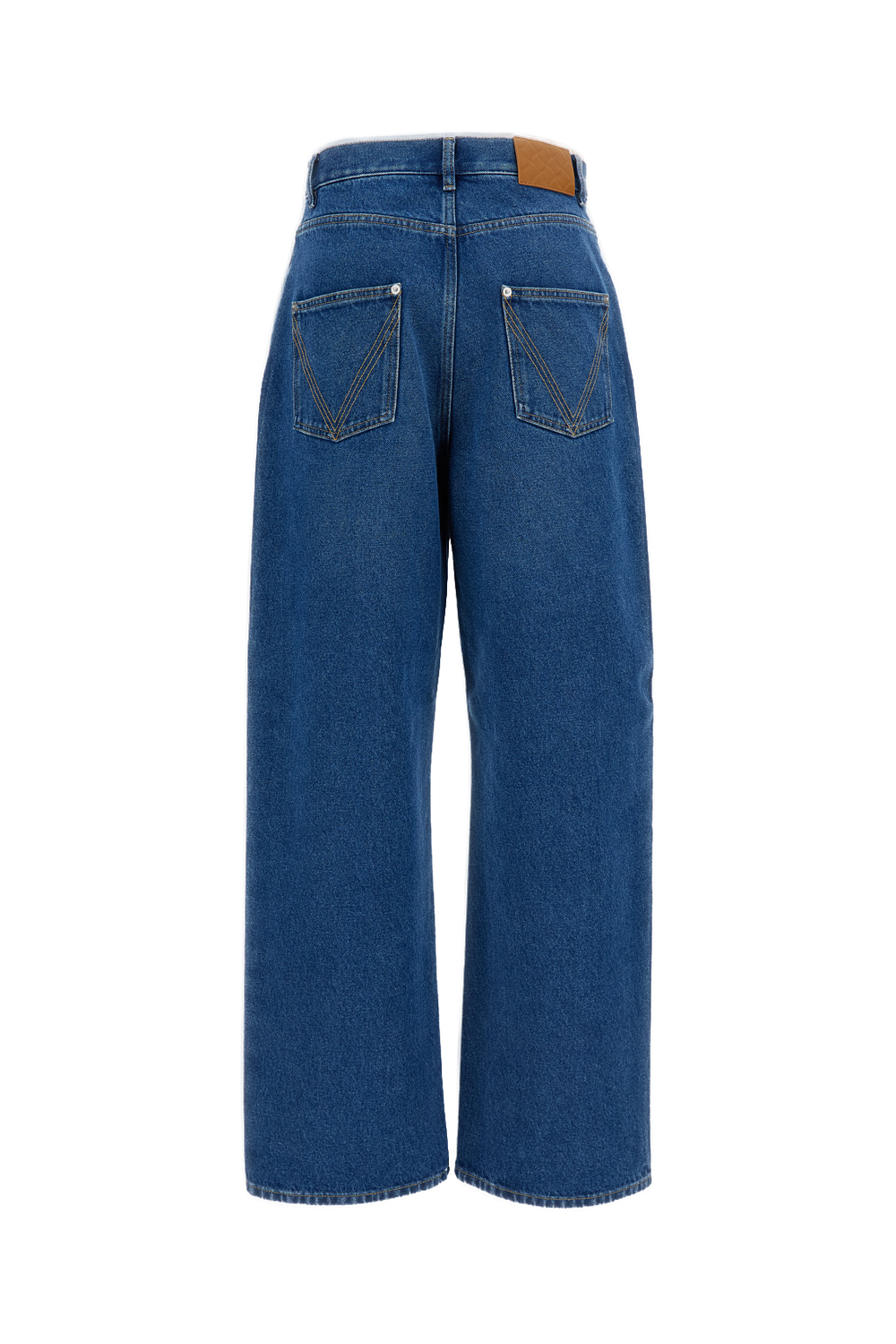 Mid Blue Wide Leg Jeans
