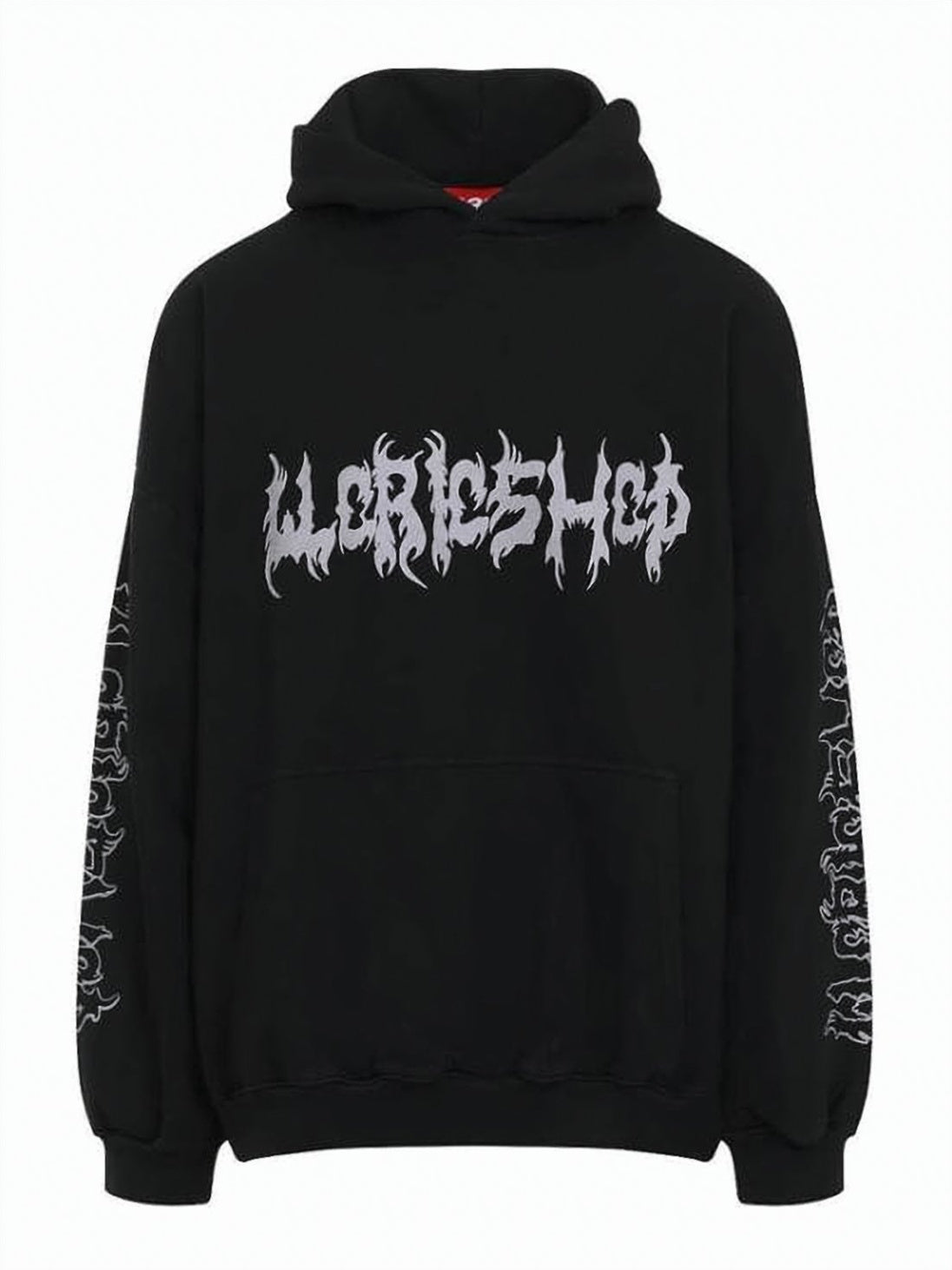 Graphic Black Organic Cotton Hoodie
