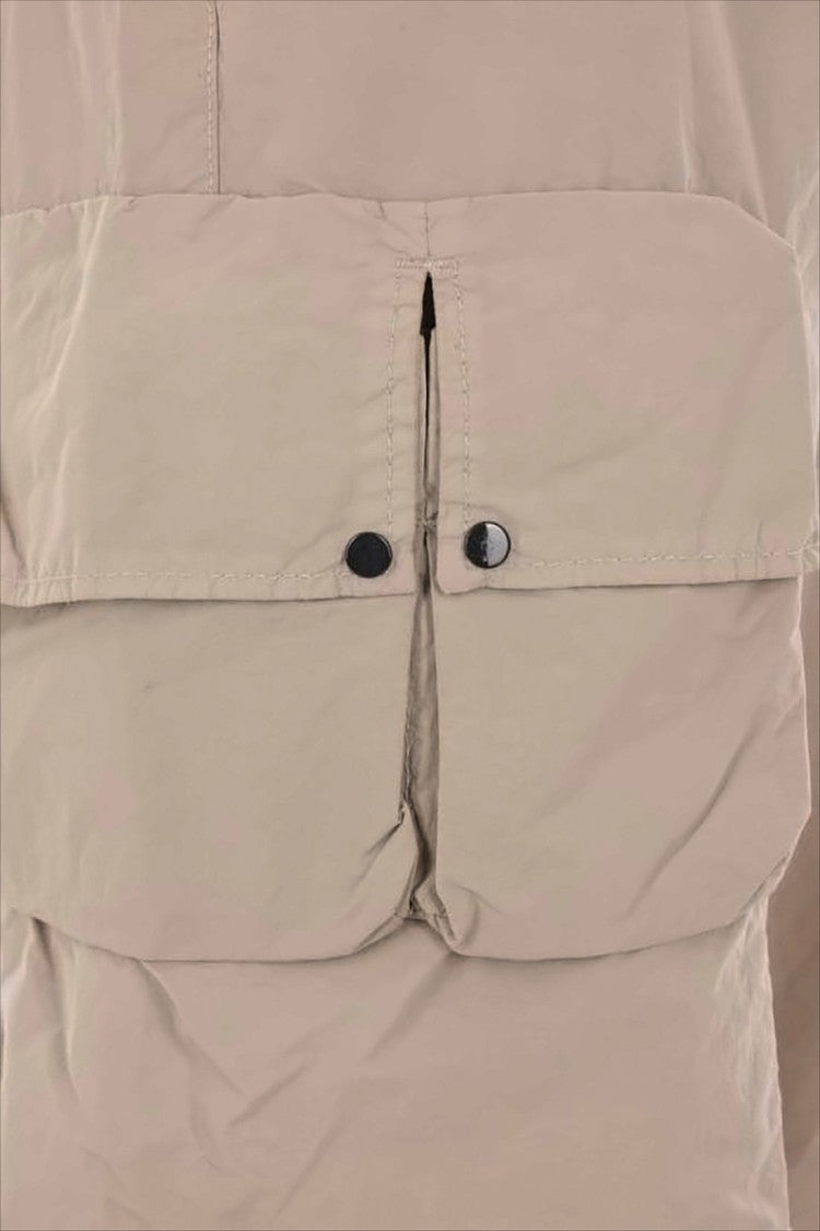 Cropped Straight Pants with Utilitarian Flap Pockets