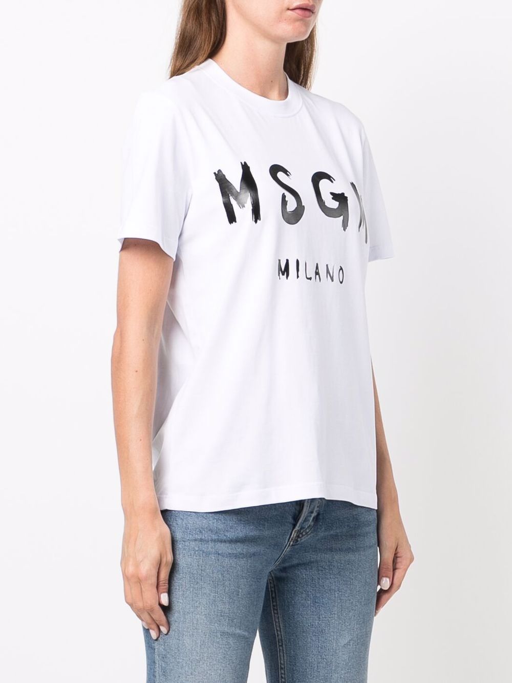 Graffiti logo-print T-shirt
