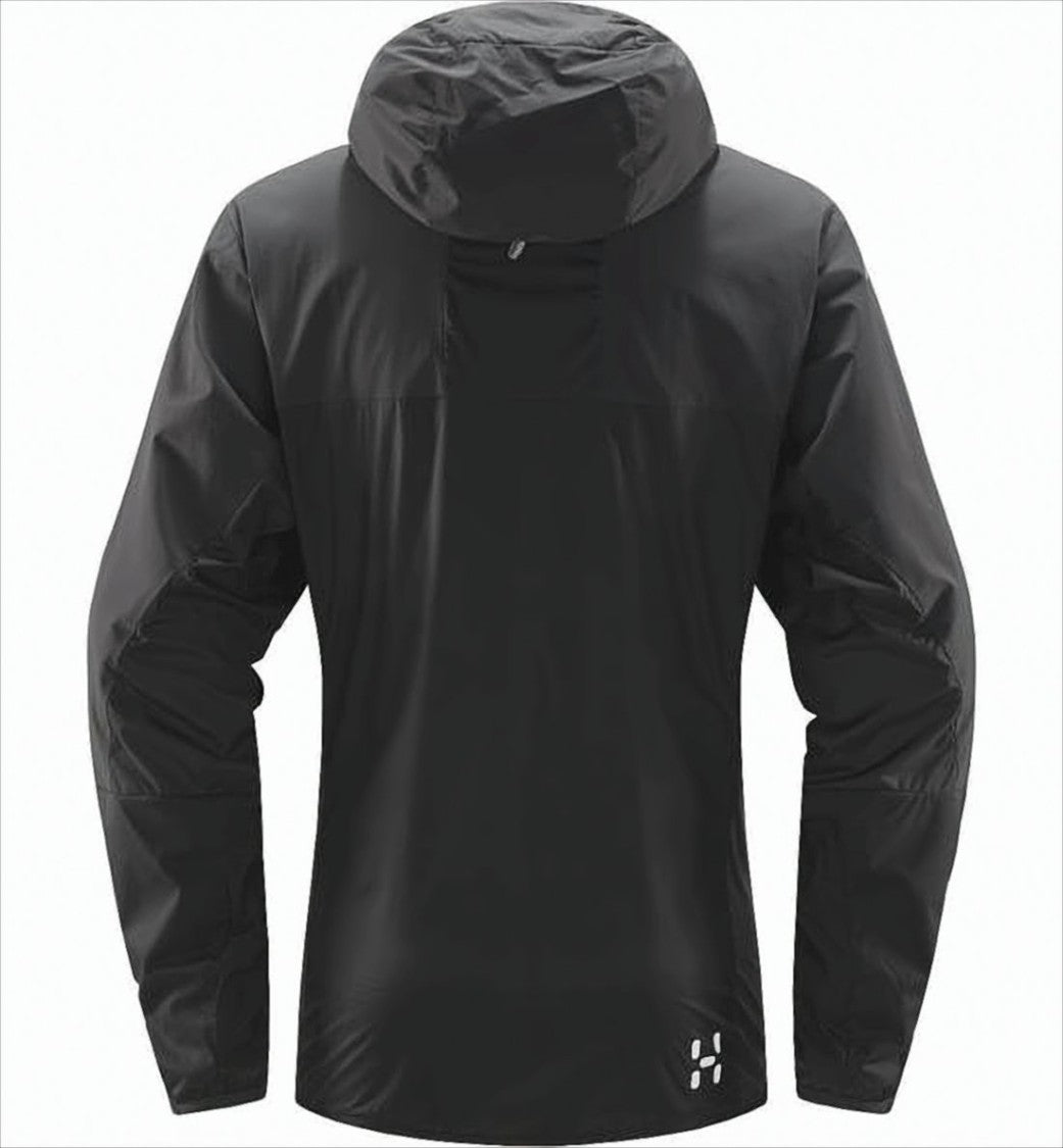Lightweight Black Jacket with Hood