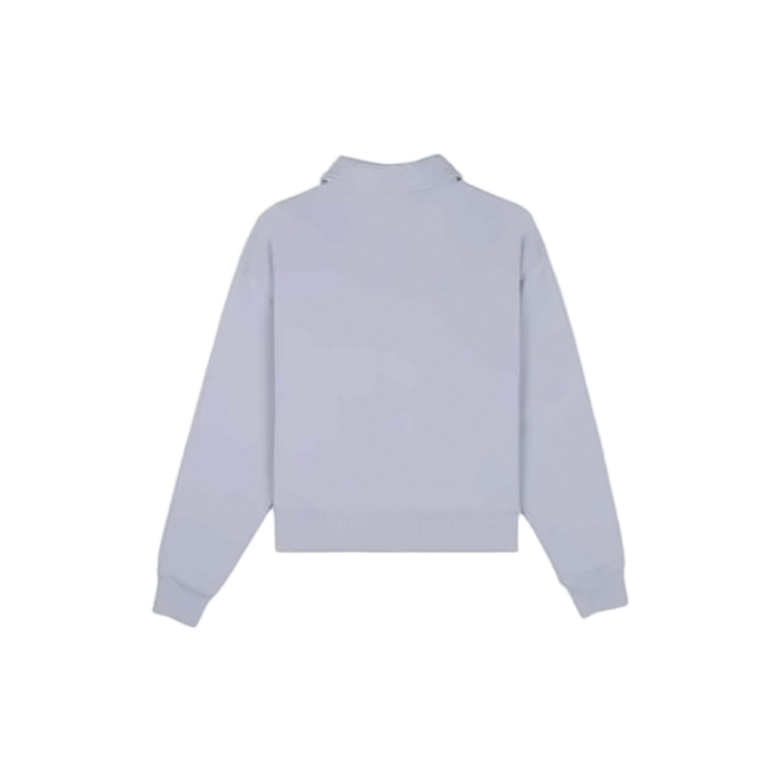 Muted Lavender Long-Sleeve T-Shirt With Classic Collar