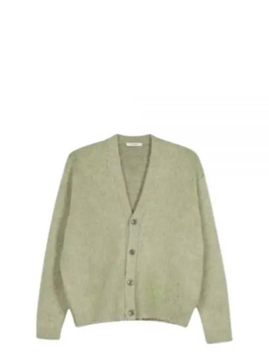 Relaxed Fit Textured Cardigan with V-Neckline