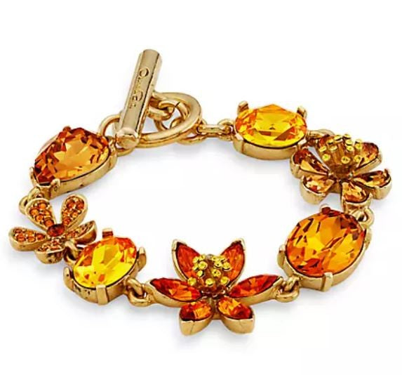 Crystal Flower Bracelet