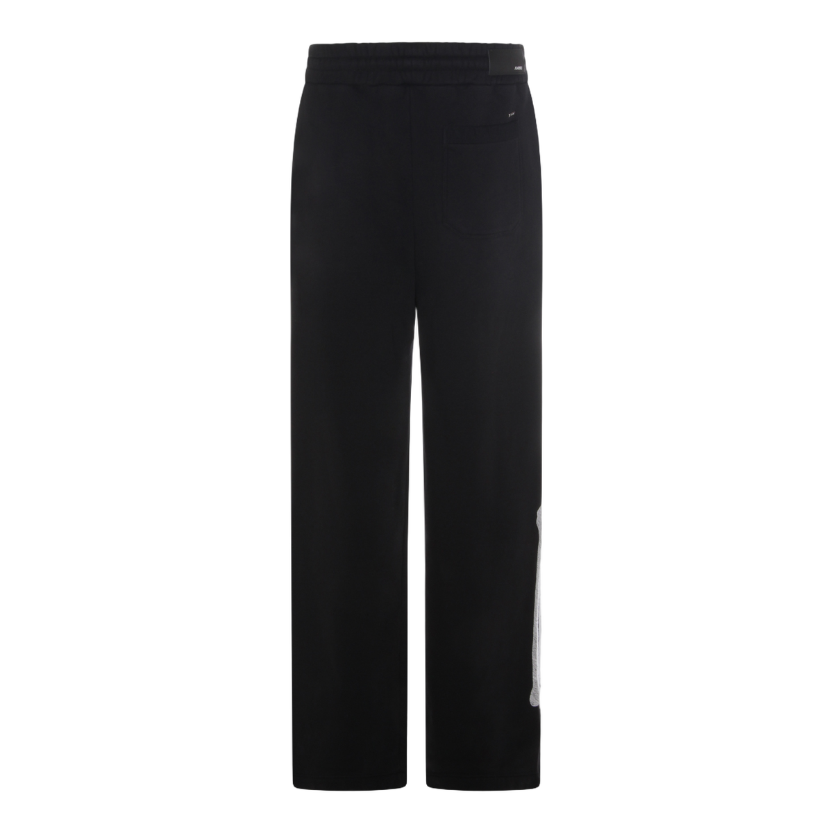 Relaxed Fit Black Trousers