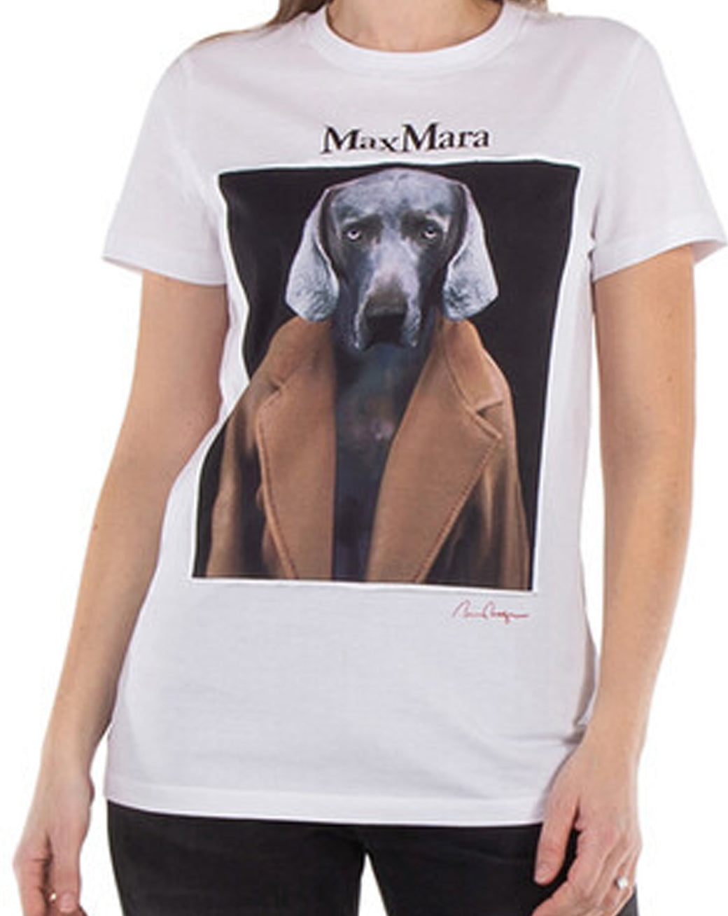 Graphic Print Short-Sleeve T-Shirt with Dog Motif