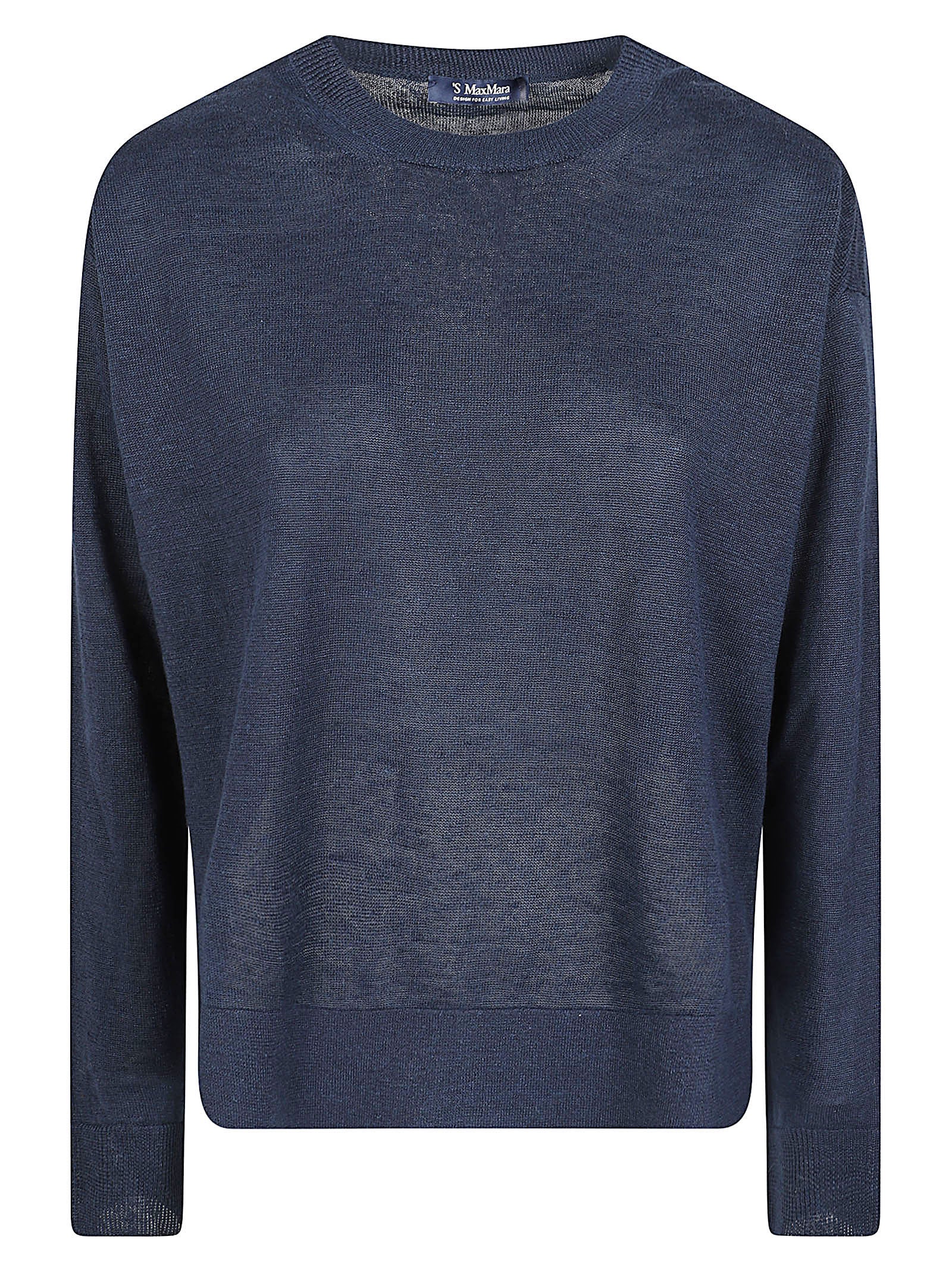 Relaxed Fit Semi-Sheer Linen Top with Ribbed Details