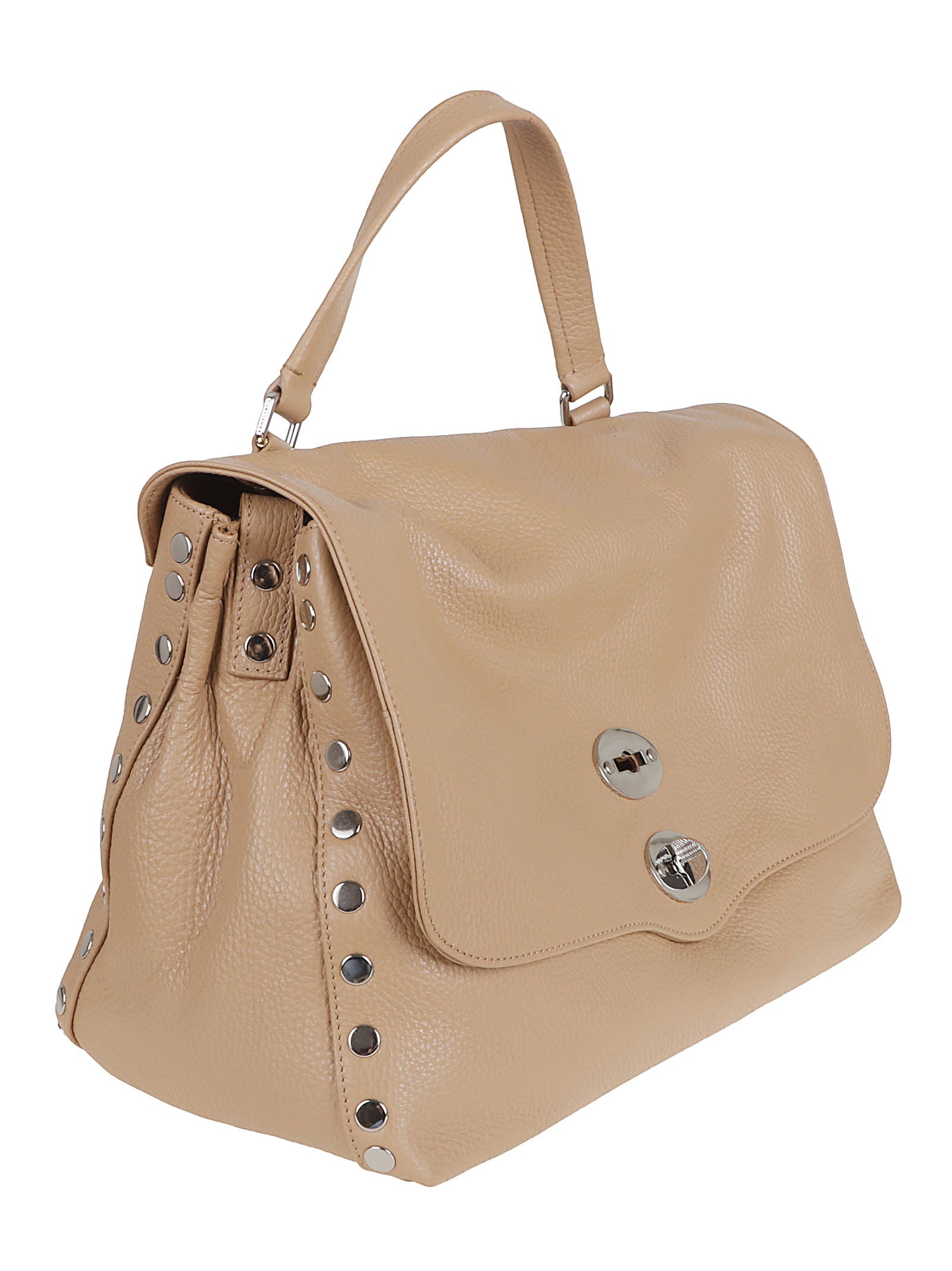Postina M Shoulder Bag In Brown Calfskin