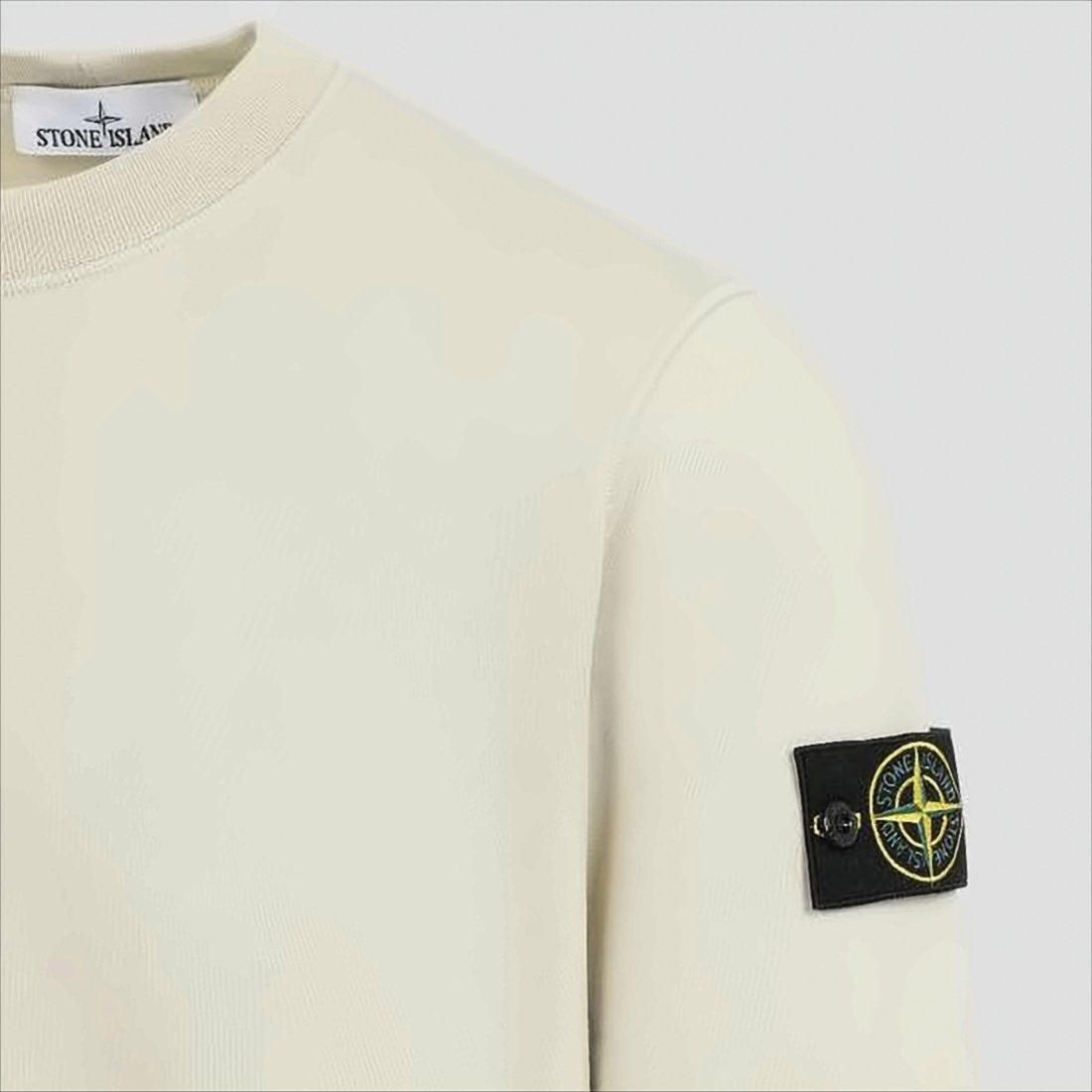 Long-Sleeve Crewneck Shirt With And Distinctive Patch