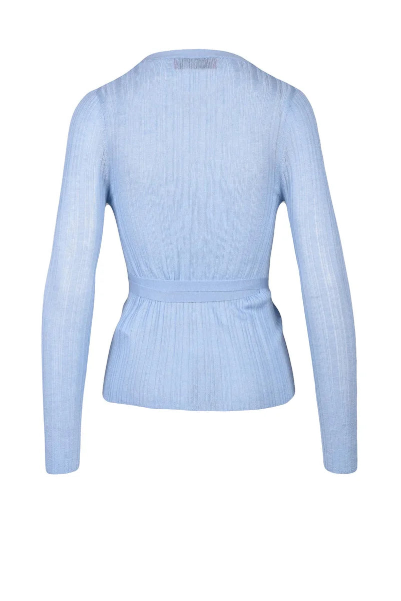 Wrap Cardigan - Light Blue