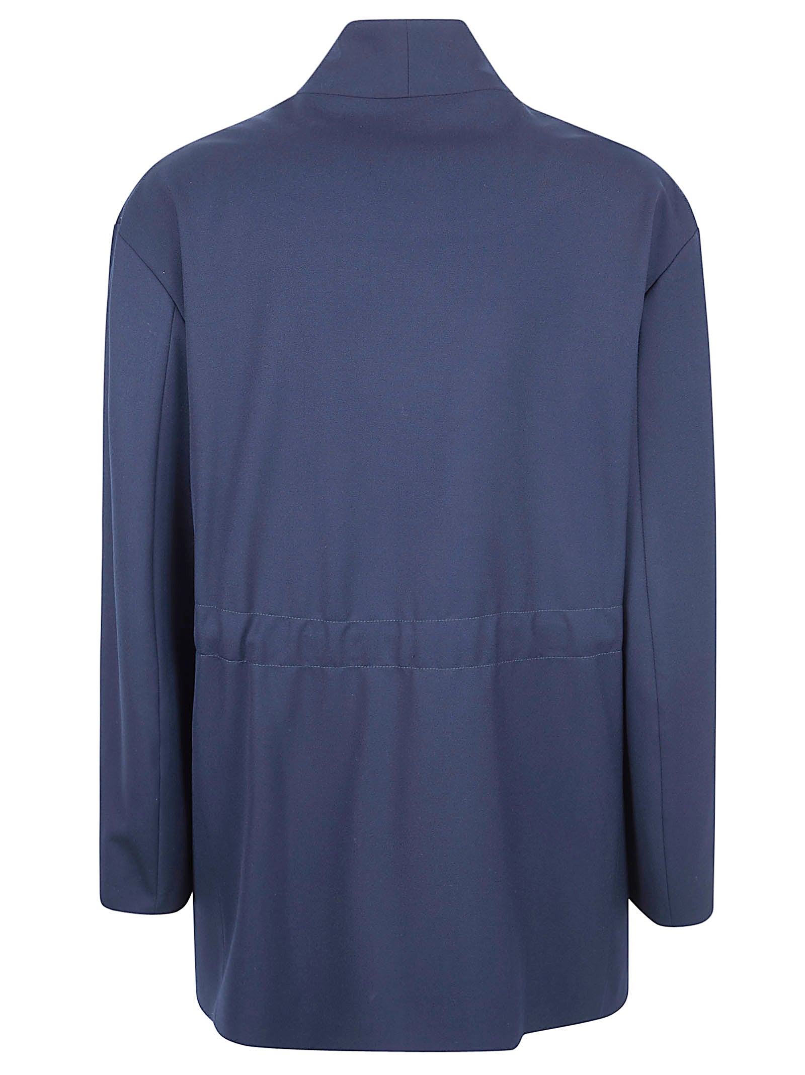 Techno Tailoring Fabric Stand-Up Collar Jacket
