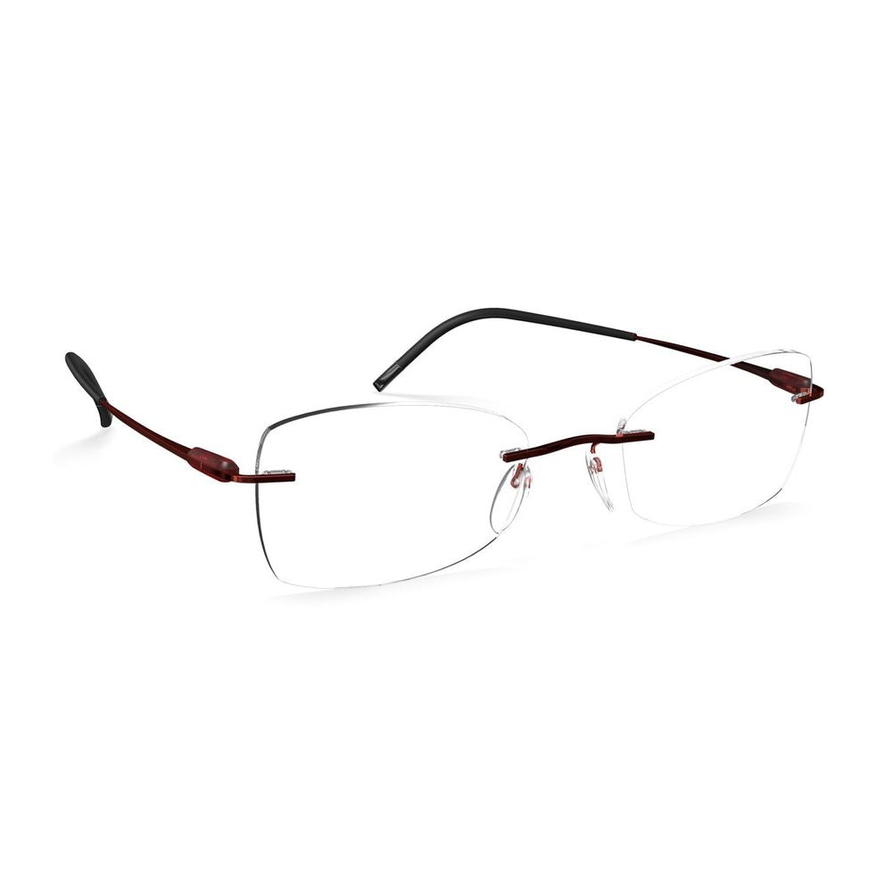 5561/Hc Rimless Titanio Sunglasses With Sculptural Design