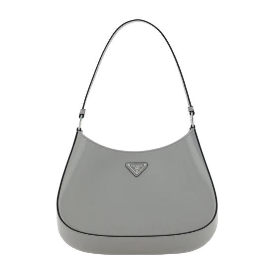 Curved Silhouette Shoulder Bag with Minimalist Design