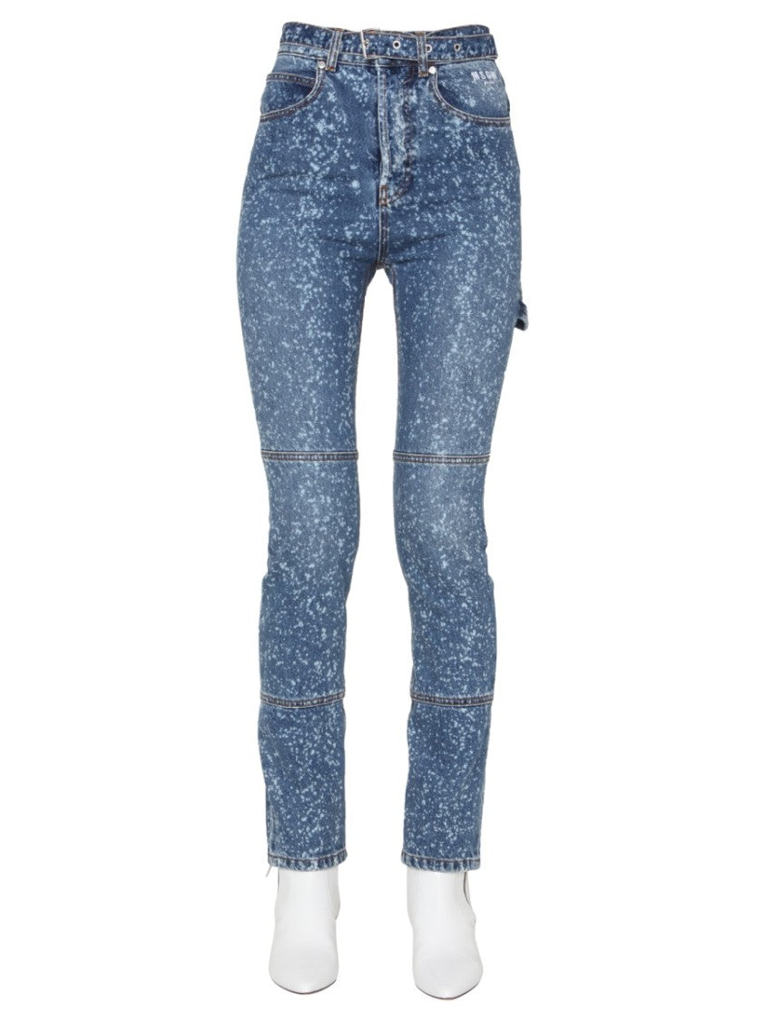 High-Waisted Skinny Fit Jeans