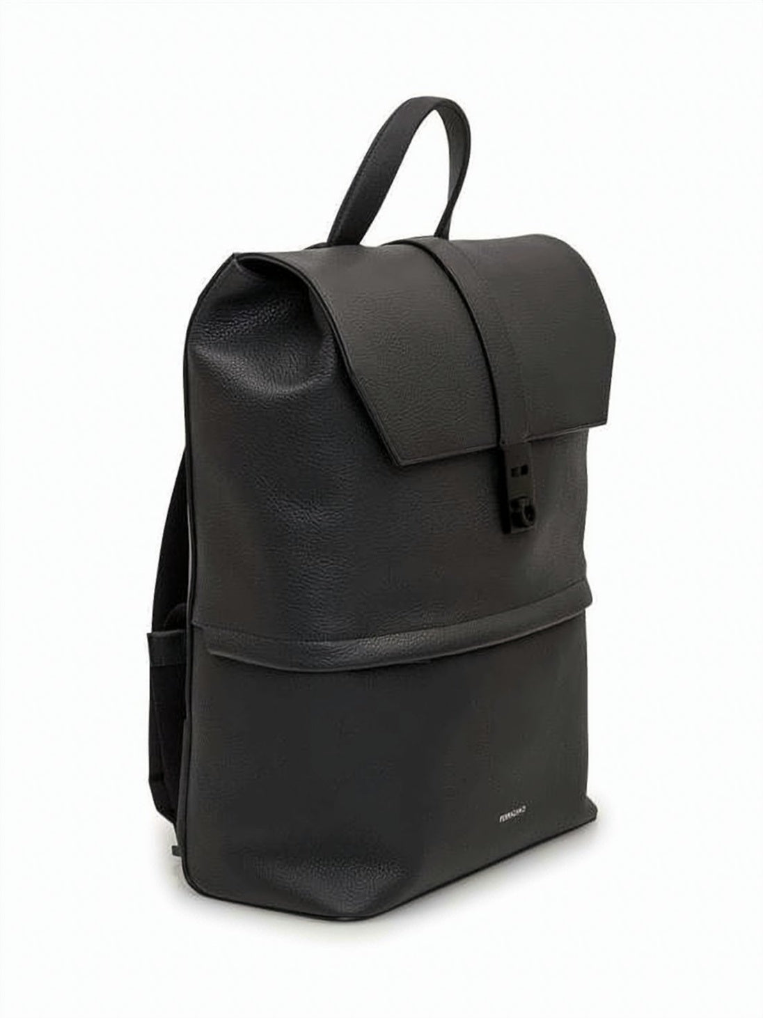 Textured Calfskin Leather Backpack with Minimalist Design