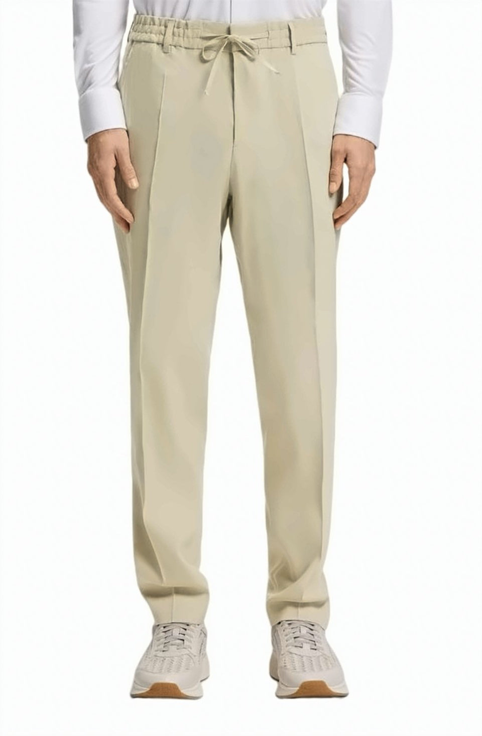 P Perin Tapered Fit Mid Trousers
