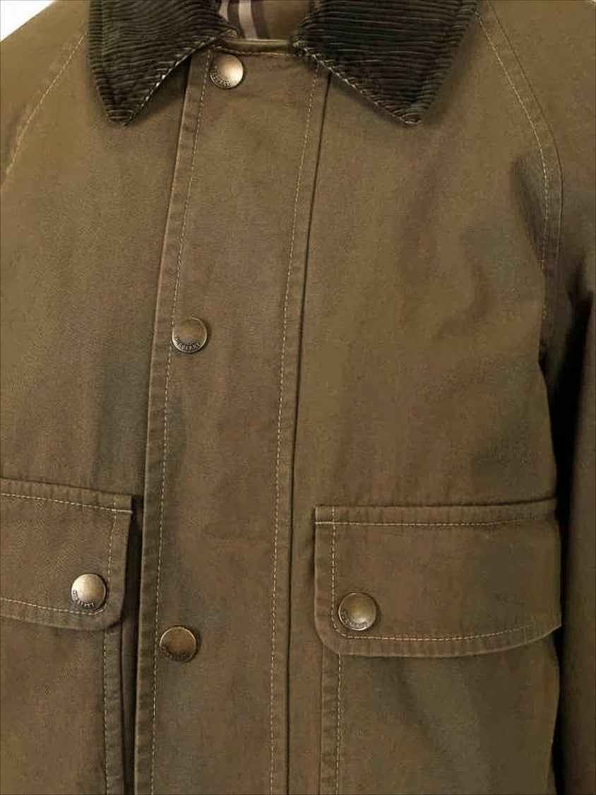 Cropped Brown Jacket with Structured Silhouette