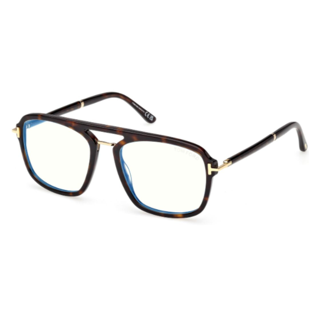 Ft6086-B Rectangular Tortoiseshell Frame Eyeglasses