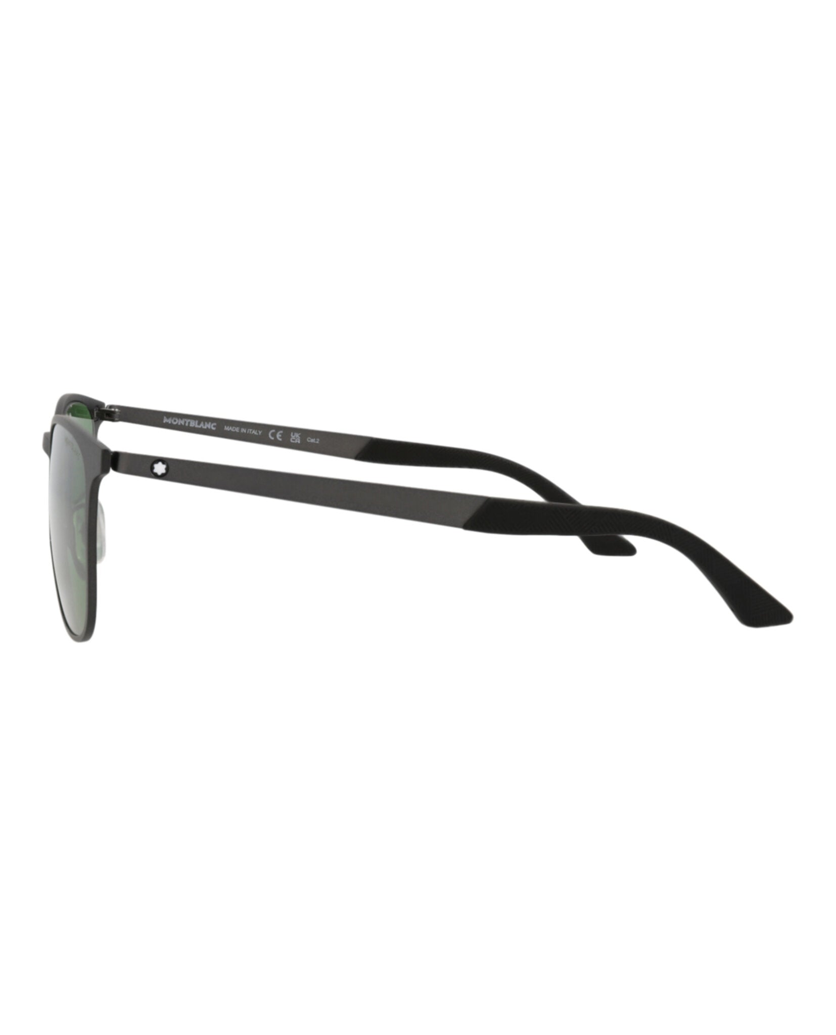 Square-Frame Metal Sunglasses