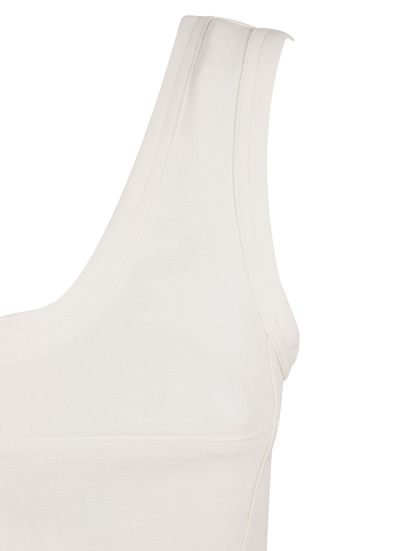 Fitted Bodice Mini Dress With Flared Skirt