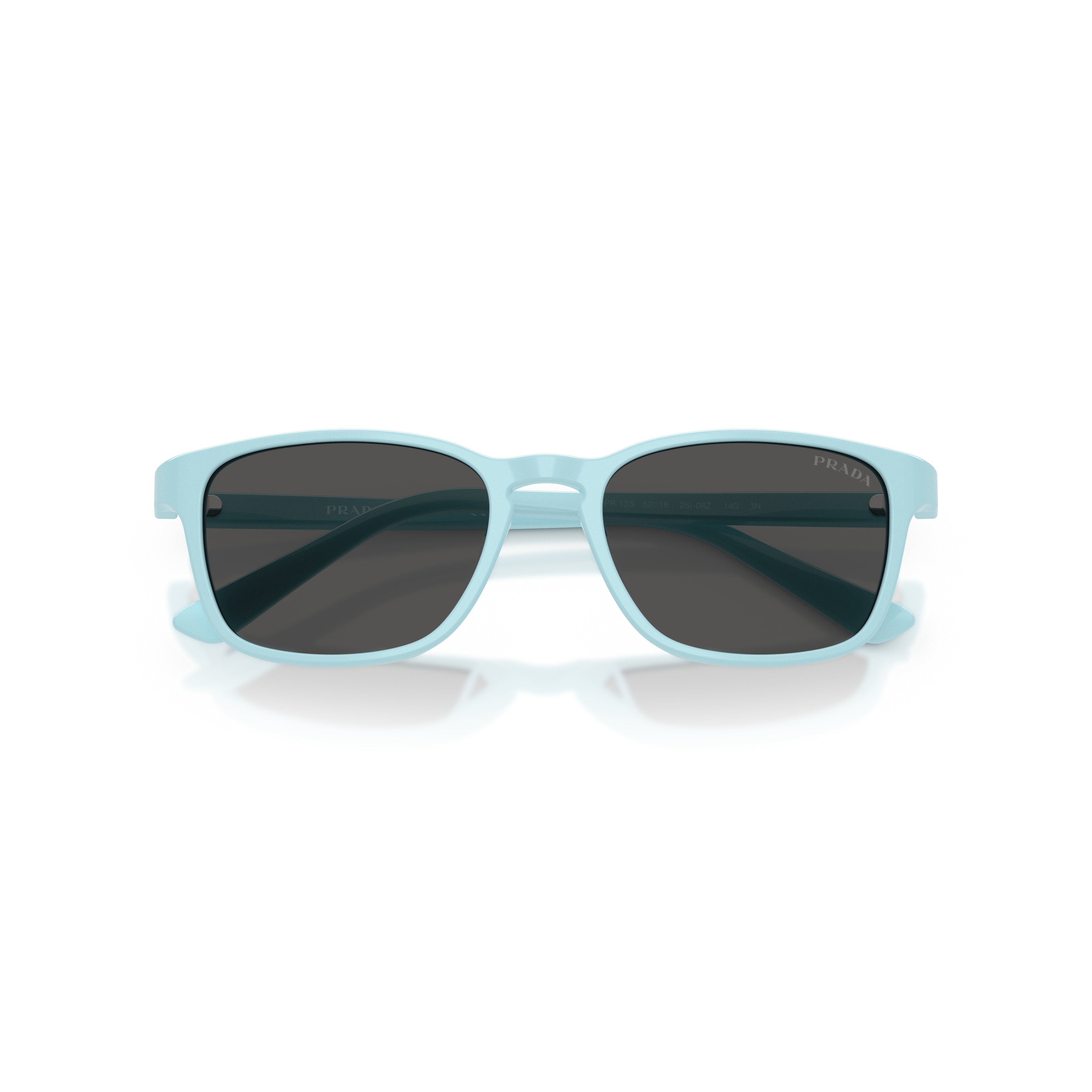 0pr D13su Pastel Blue Rectangular Acetate Sunglasses