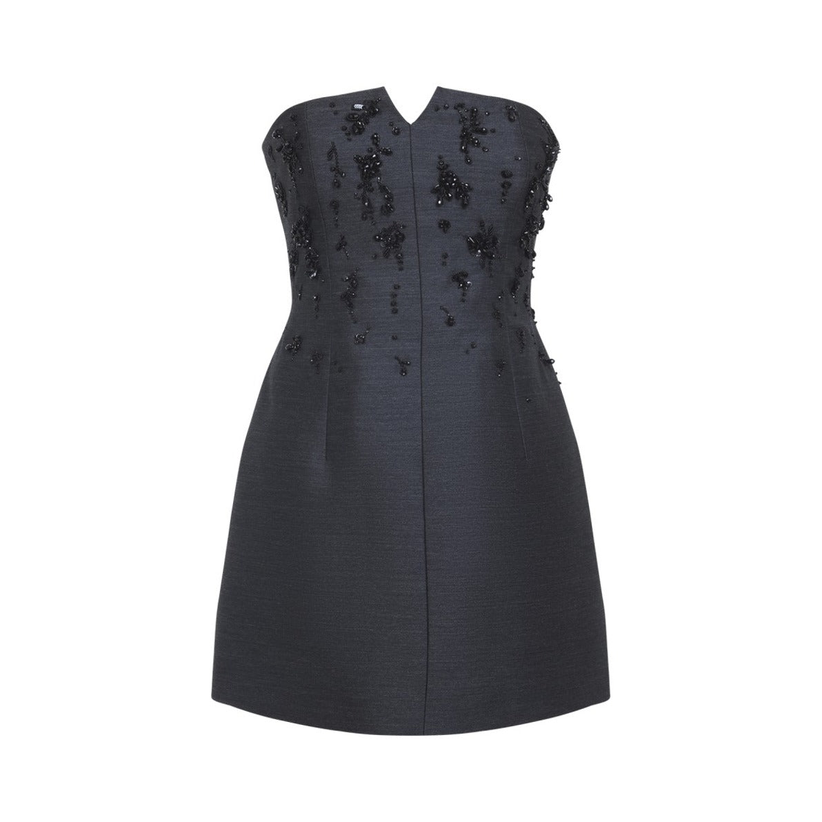 Structured Strapless Mini Dress