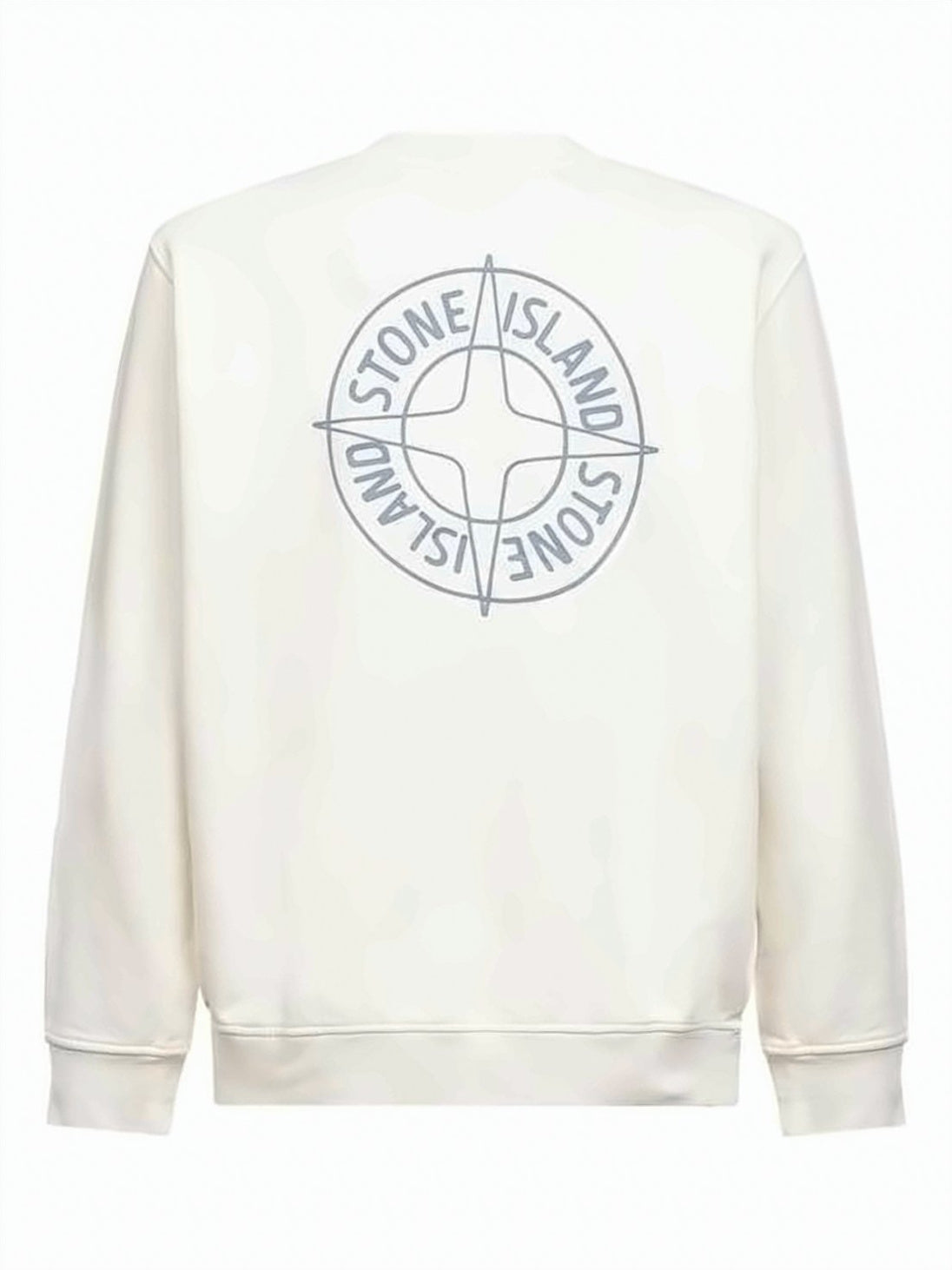 Off-White Long-Sleeve Shirt with Compass Logo