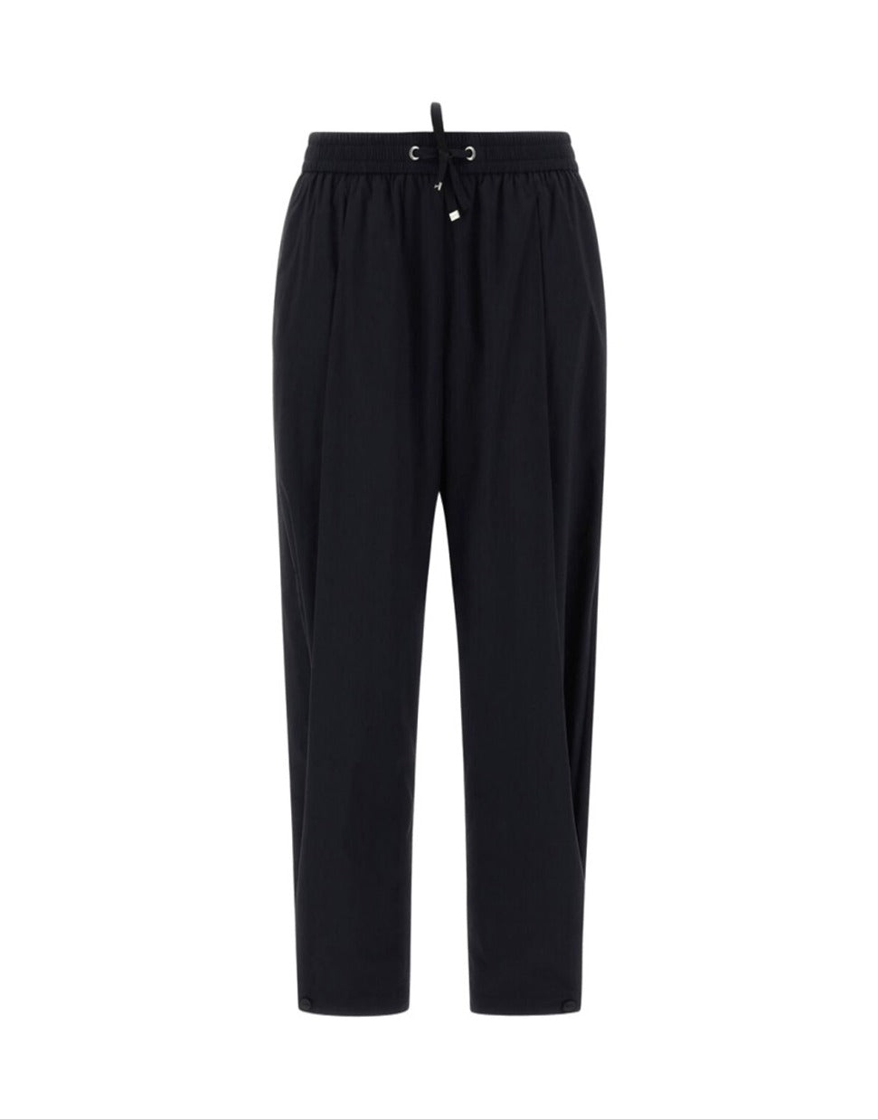 Stretch Nylon Trousers With Adjustable Details