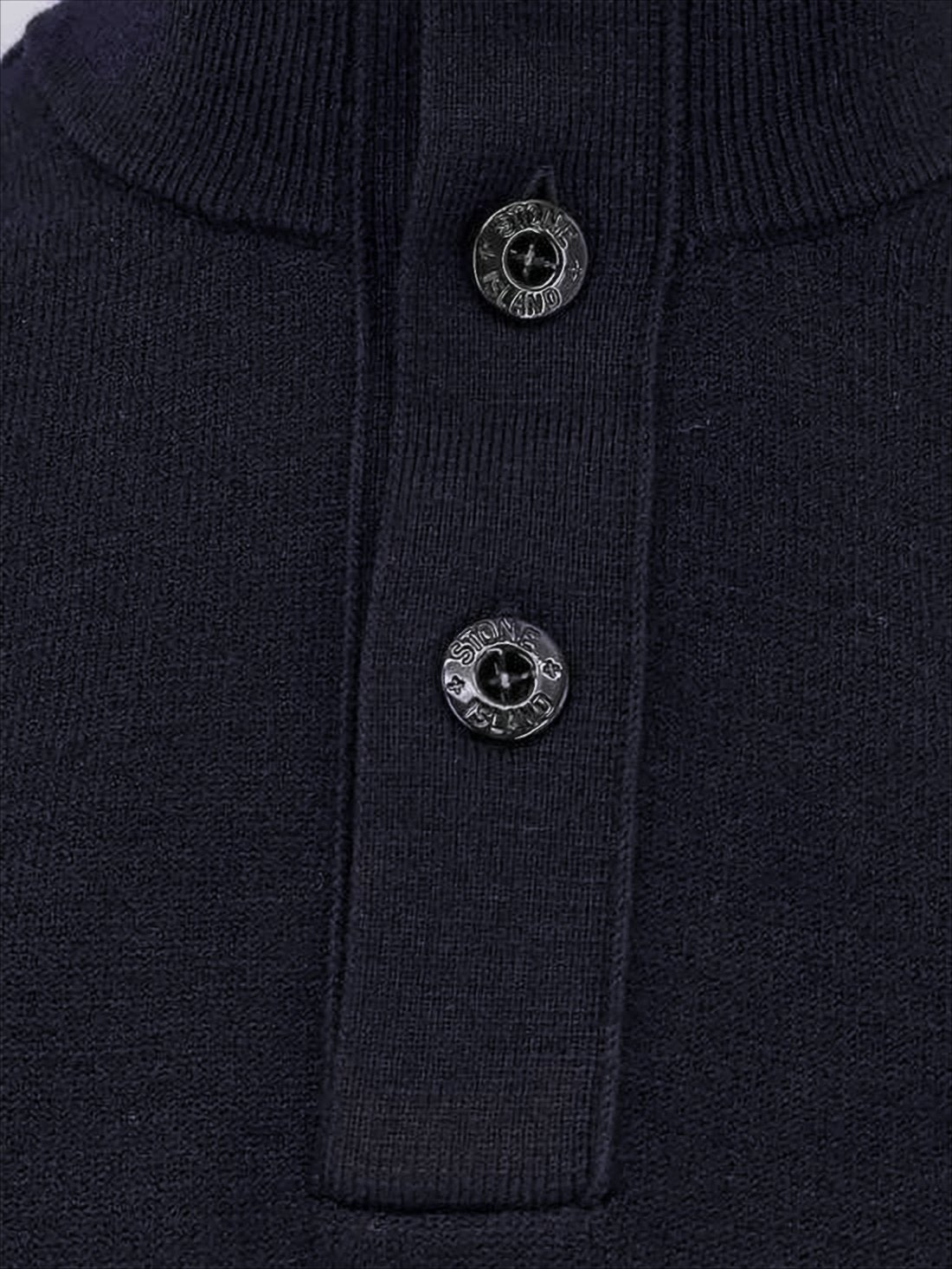 Knitted Turtleneck Sweater With High Ribbed Collar