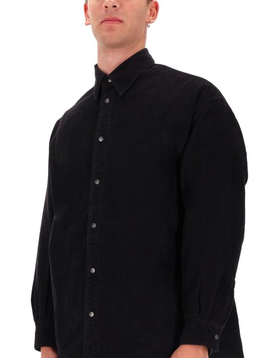 Long-Sleeve Black Casual Shirt