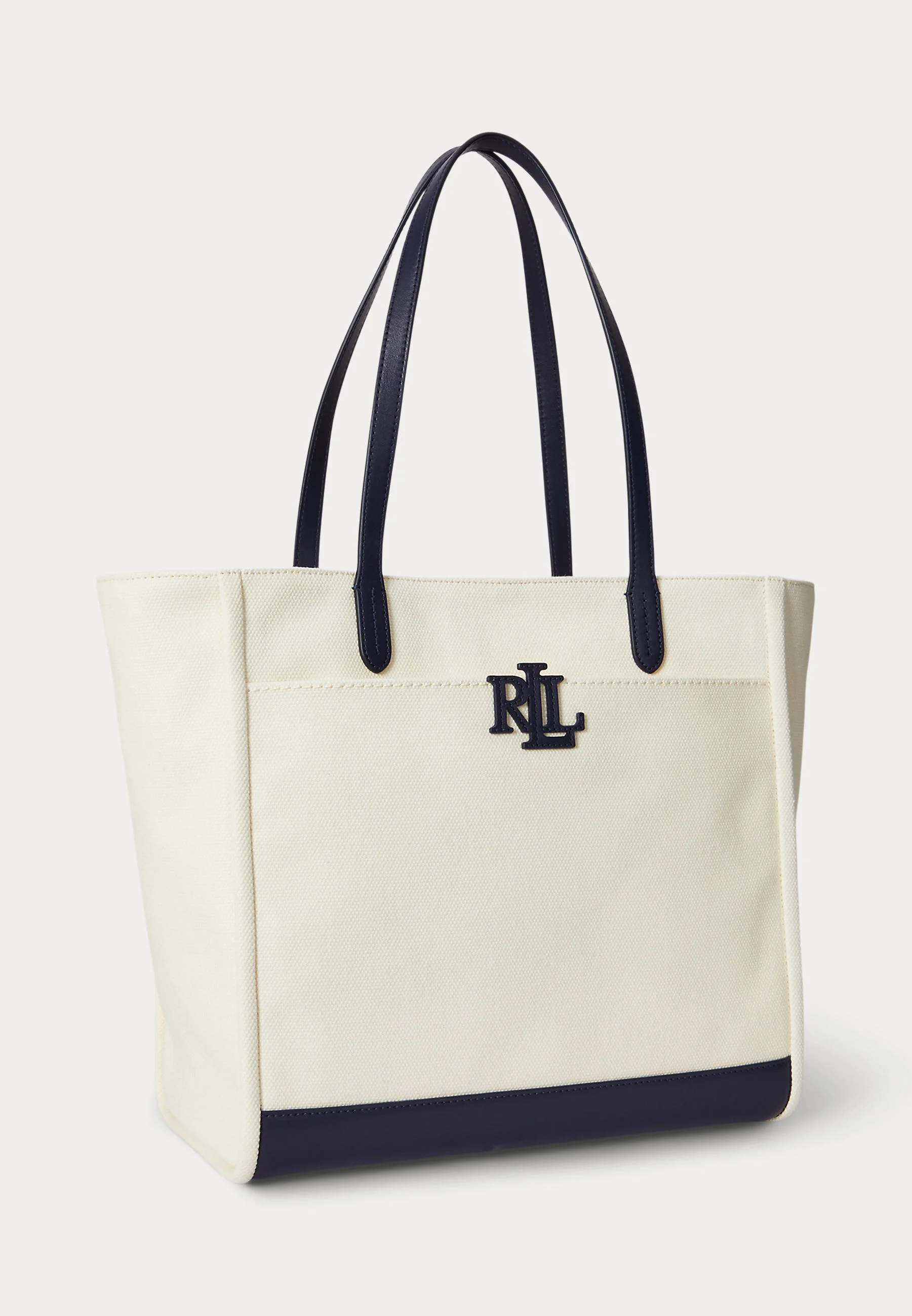 Khaki Beige Cmryn Large Cotton Tote