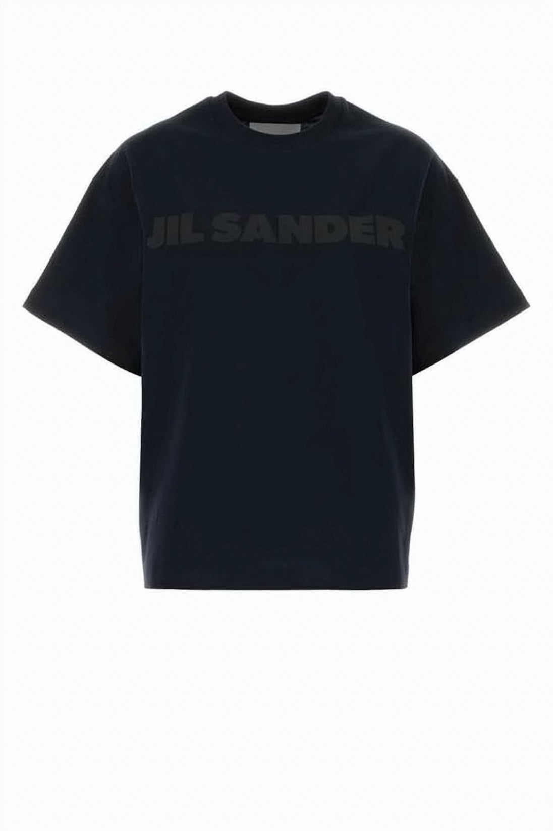 Cropped Black T-Shirt with Boxy Silhouette