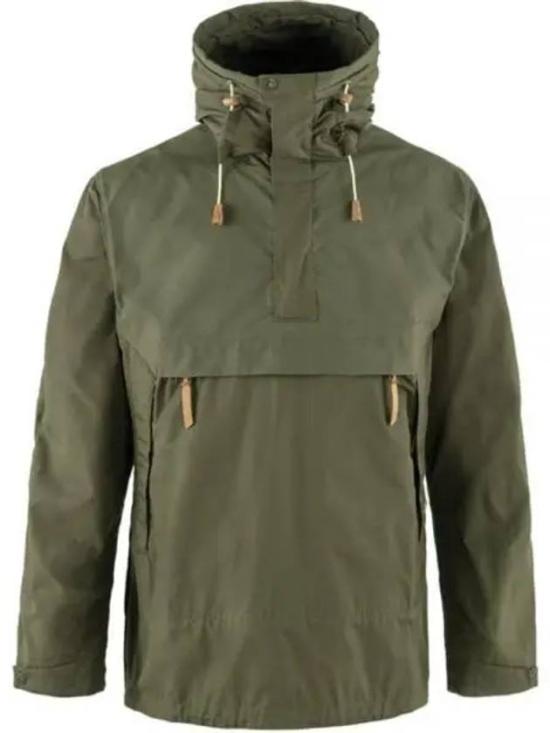 Long-Sleeve Pullover Jacket with Adjustable Drawstrings