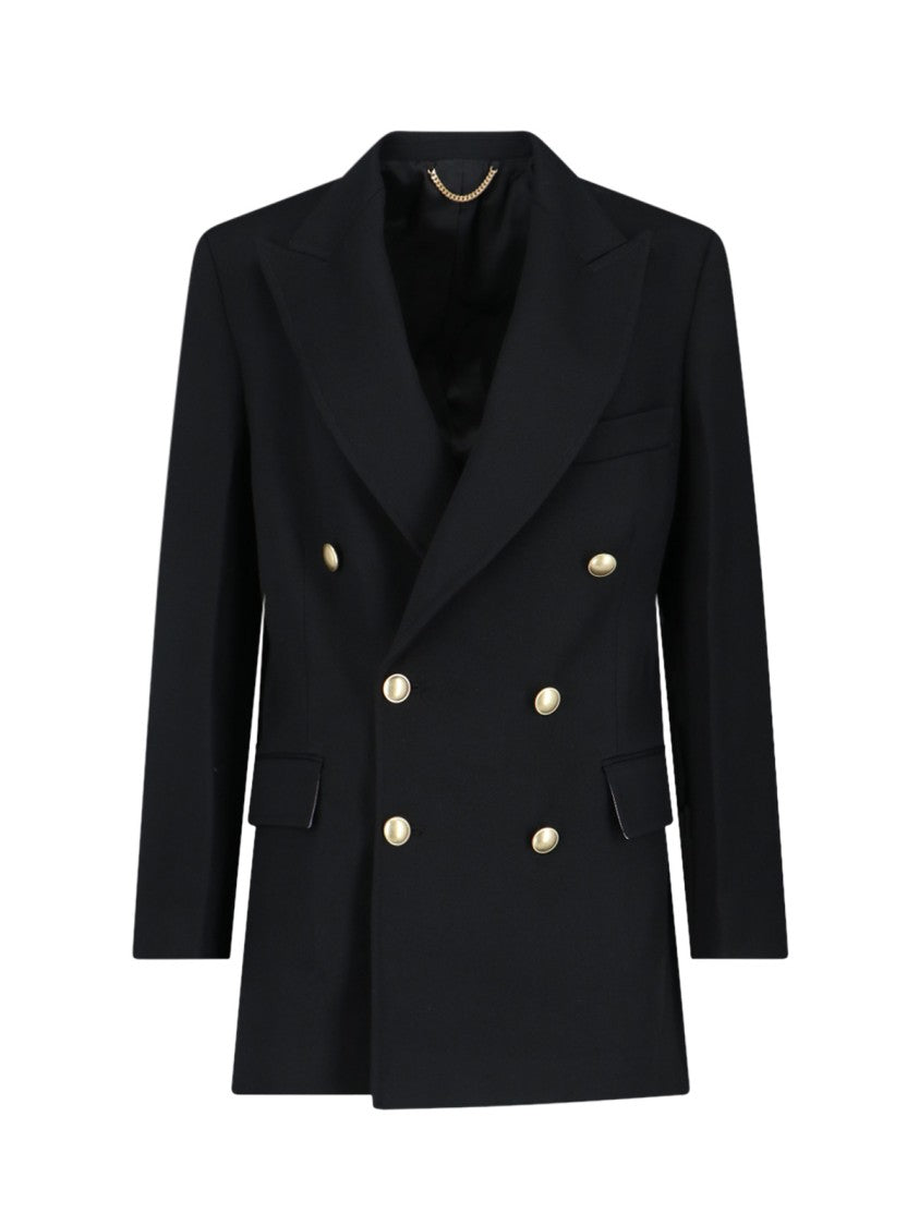 Double-Breasted Blazer – Black