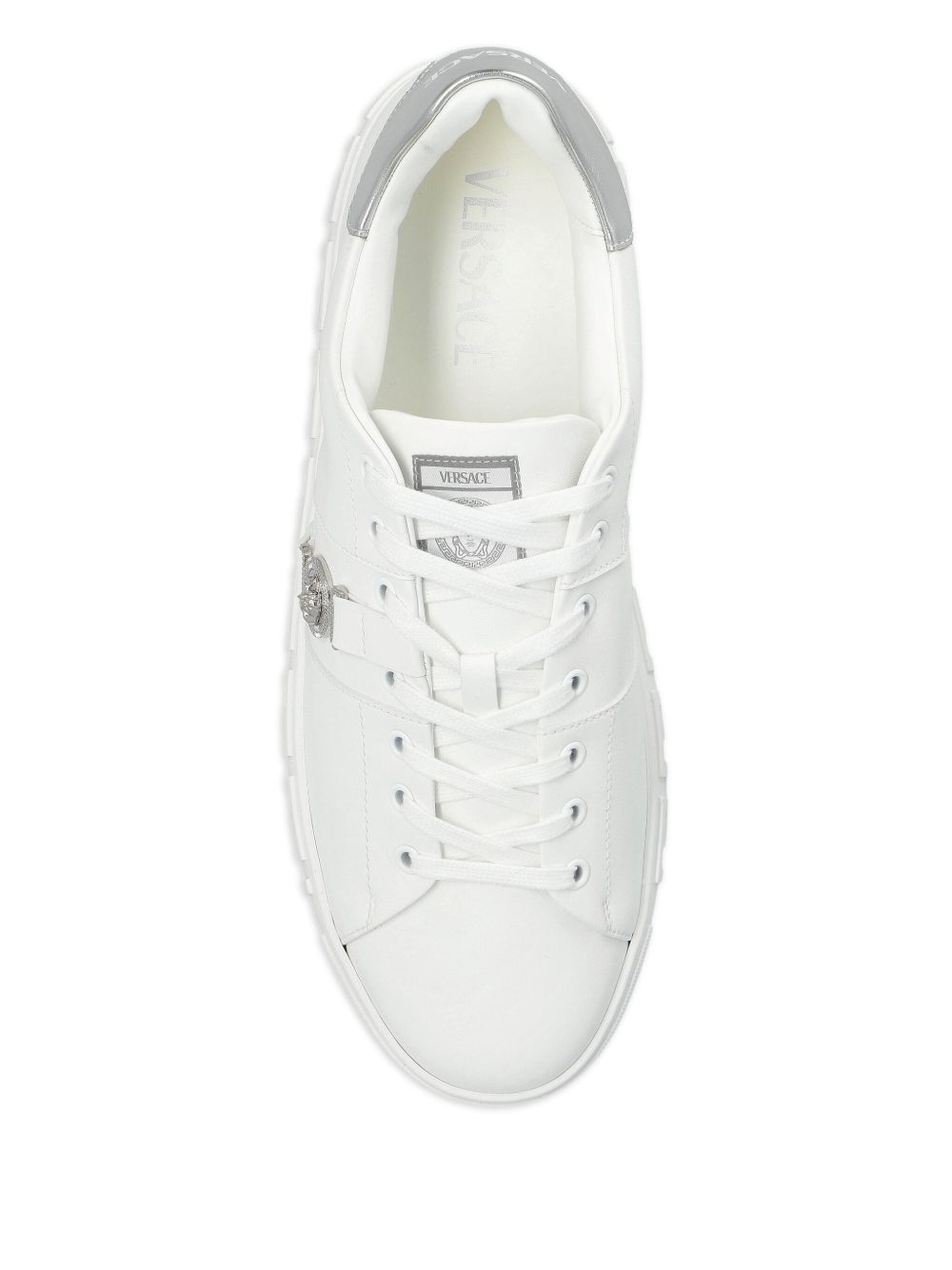 Low-Top Sneakers In Silk And Nylon With Metallic Accents