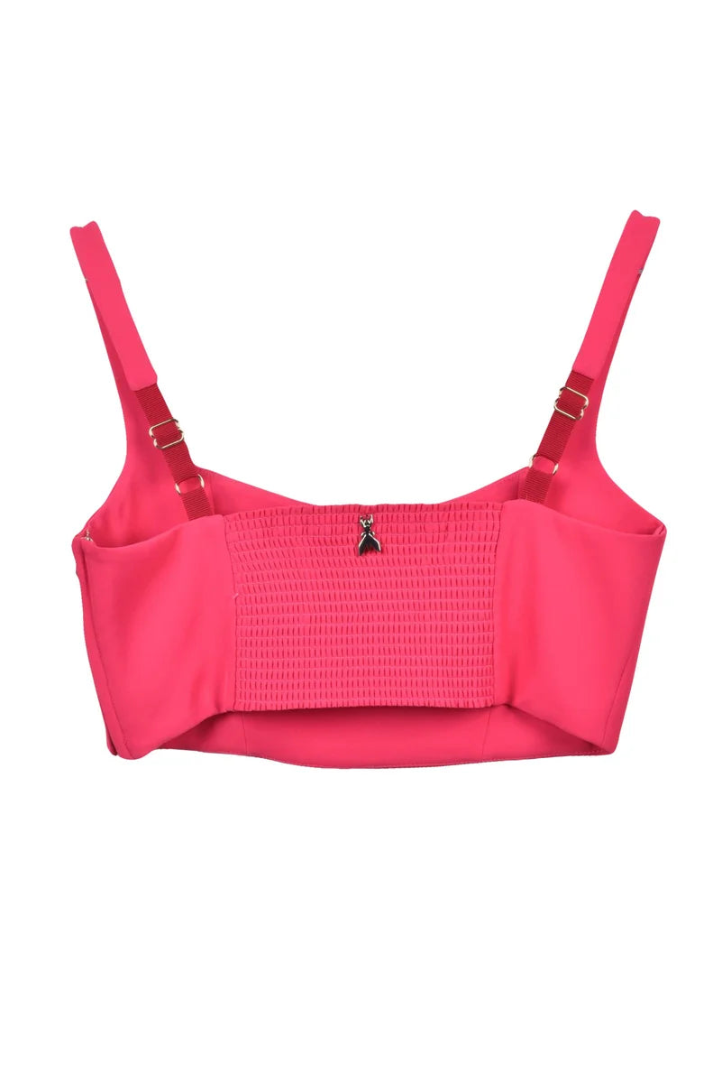 Stretch Polyester Top - Fuchsia