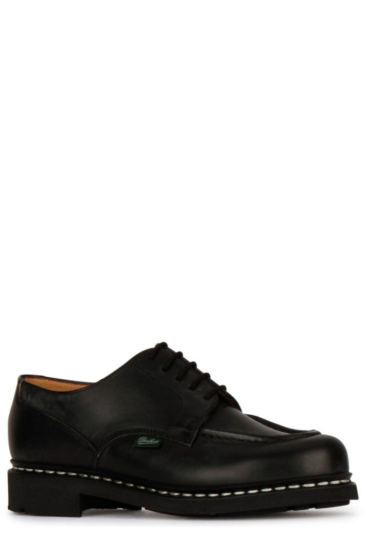 Classic Black Dress Shoes with Rounded Toe