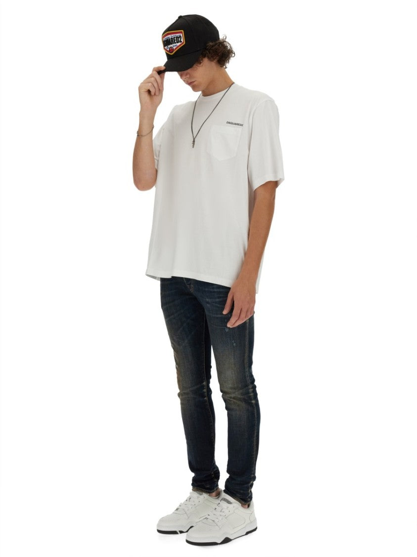 Graphic Print Relaxed Fit Cotton T-Shirt