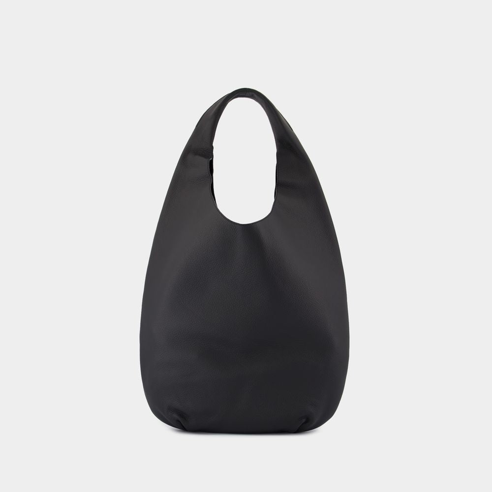 Le Neige Shoulder Bag -Leather - Black