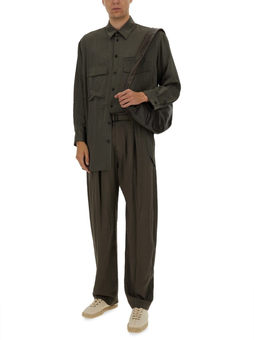Relaxed Fit Utility Overshirt