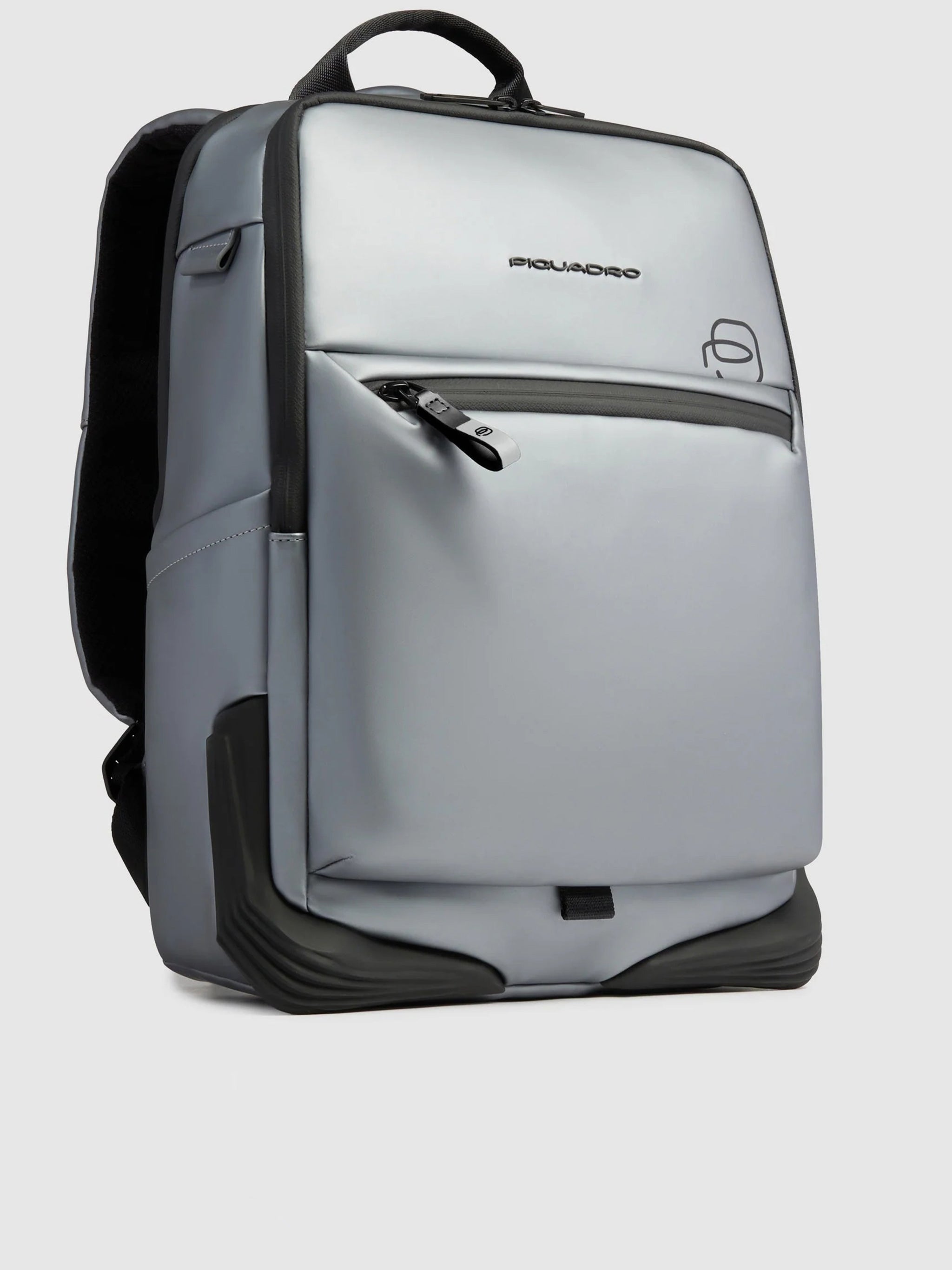 Grey Zain In Tessuto Structured Backpack